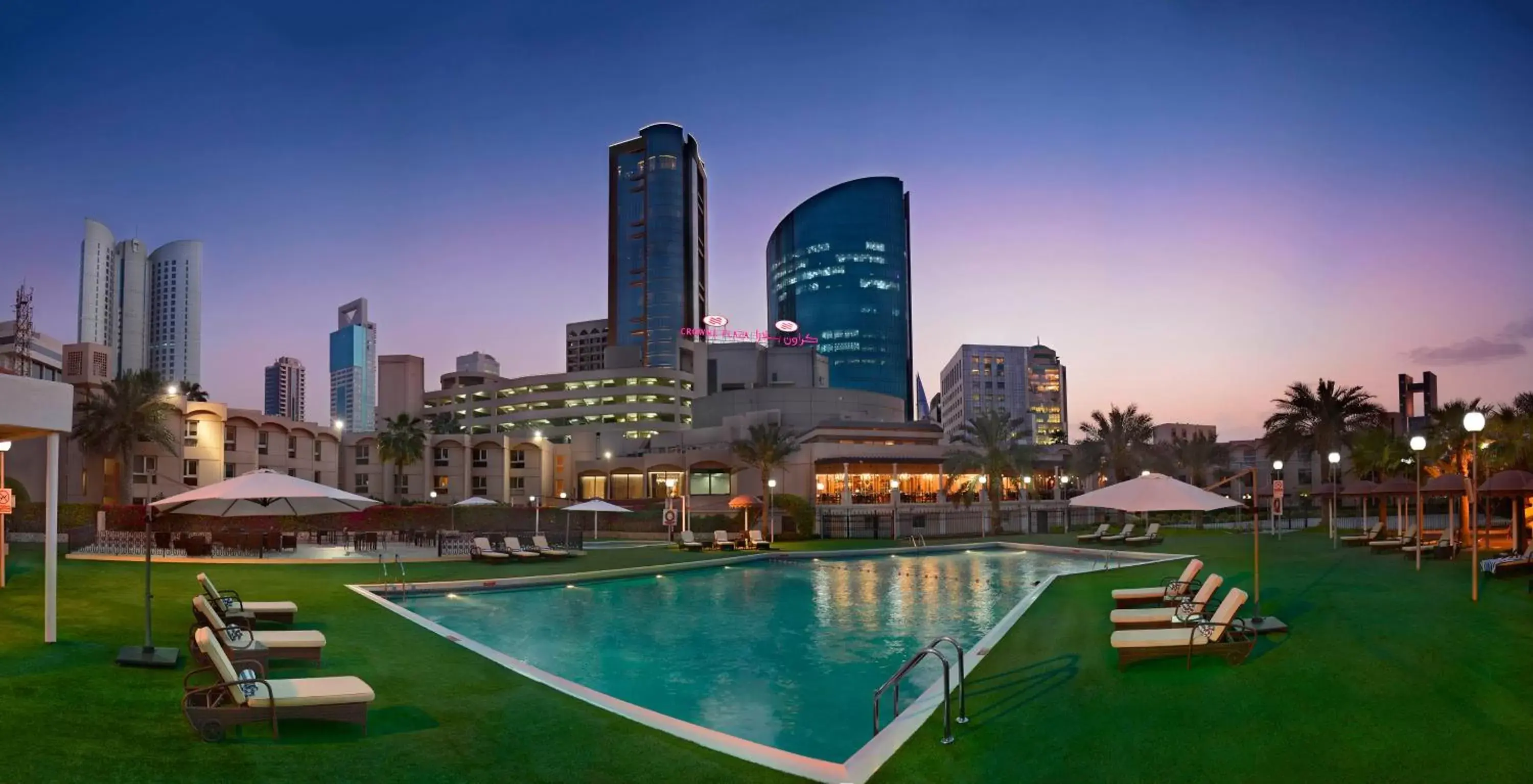 Property building, Swimming Pool in Crowne Plaza Bahrain, an IHG Hotel