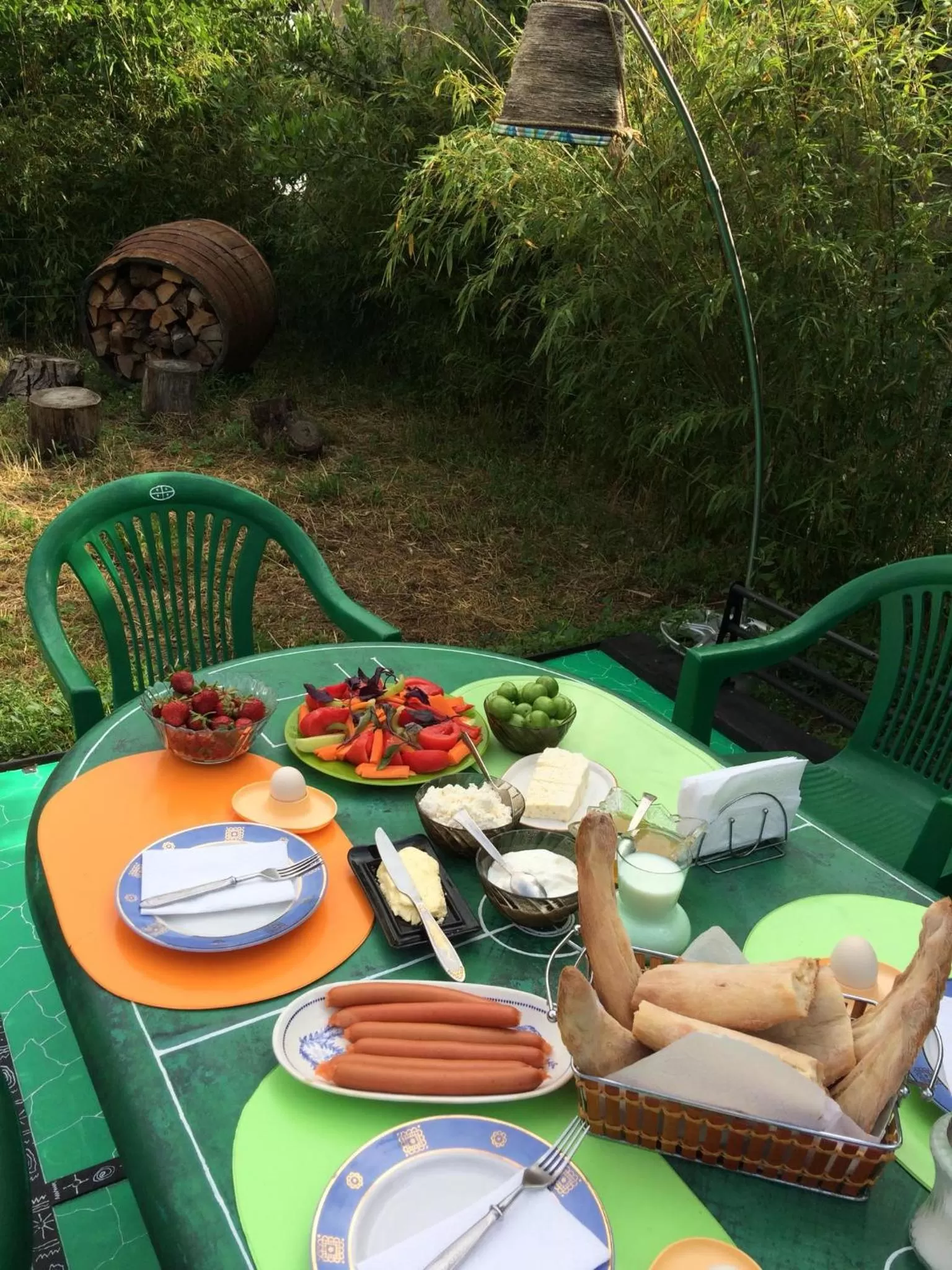 Garden in Qilimcha's Guesthouse-Art Museum