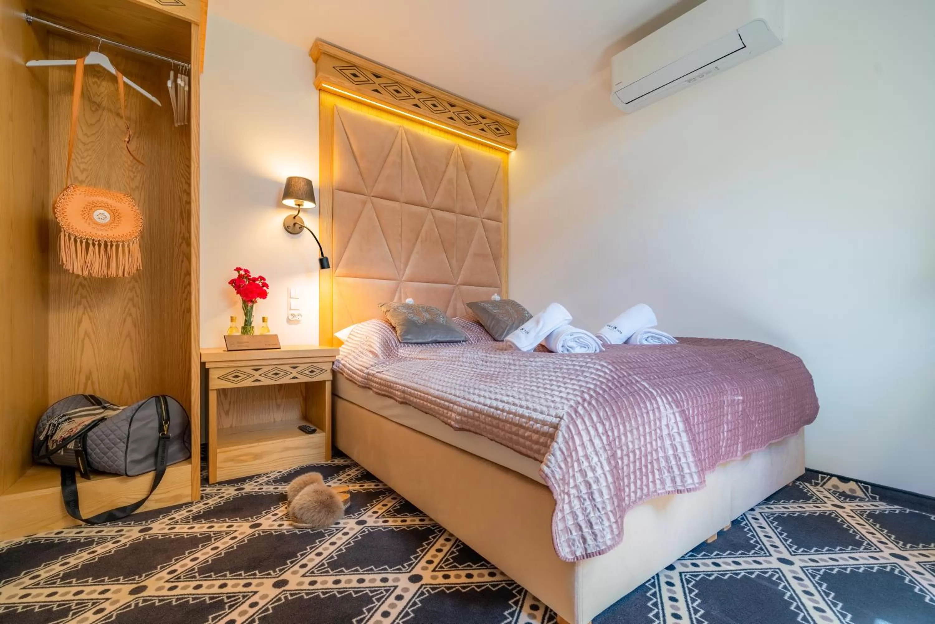 Bed in Serce Tatr Residence Zakopane - blisko Krupówek