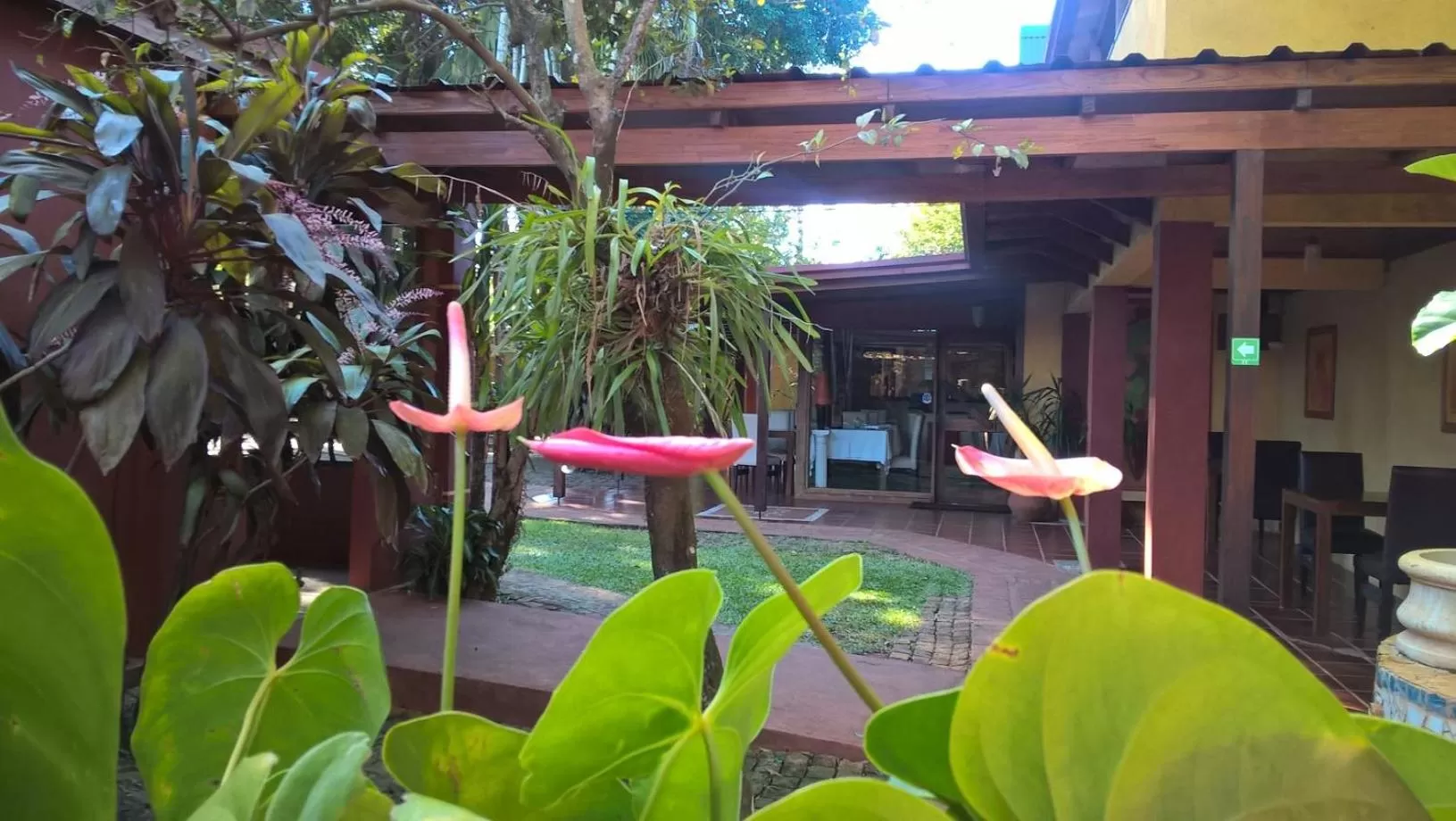 Patio in Boutique Hotel De La Fonte & Restaurant
