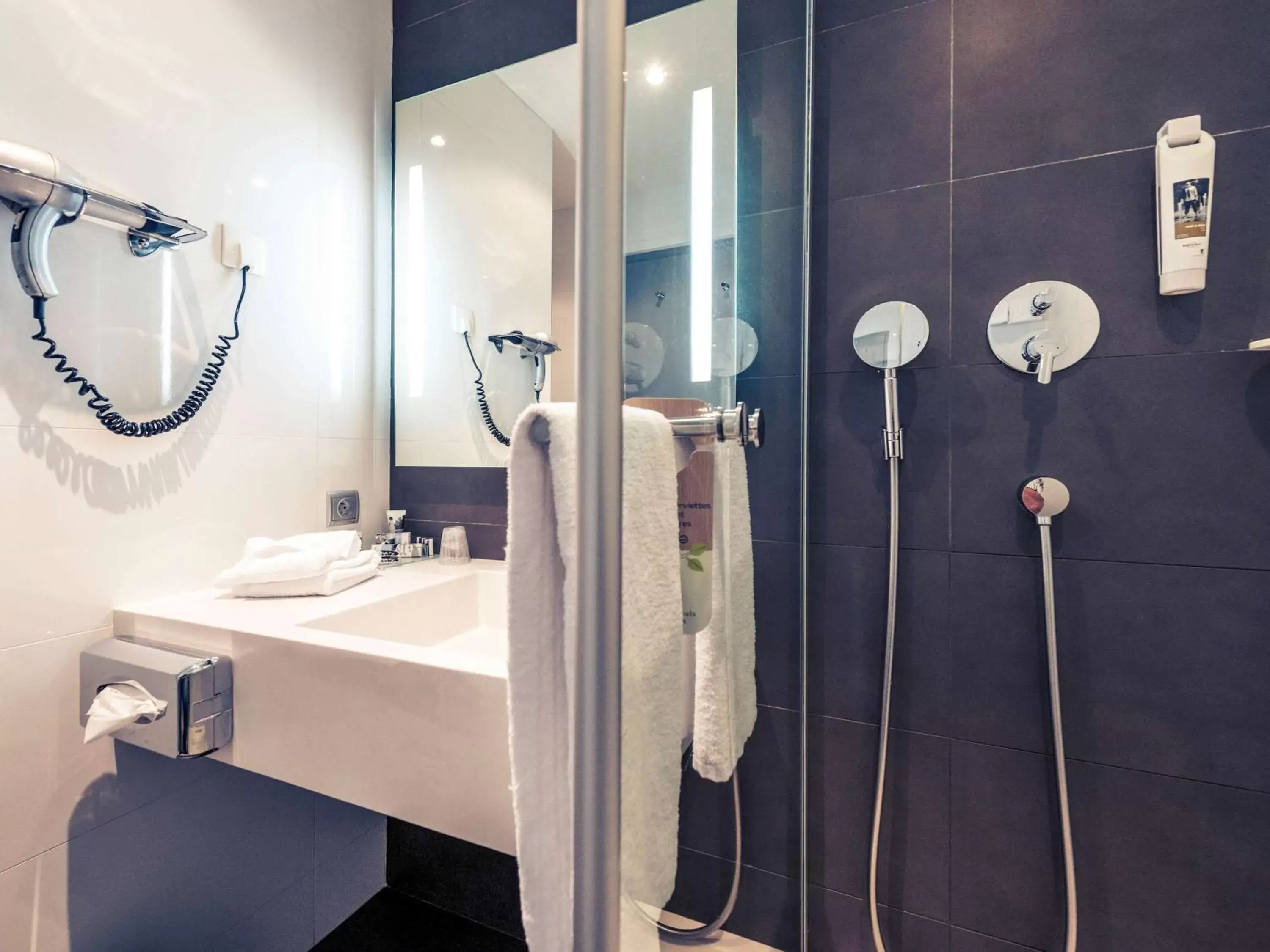 Photo of the whole room, Bathroom in Hotel Mercure Grenoble Centre Président