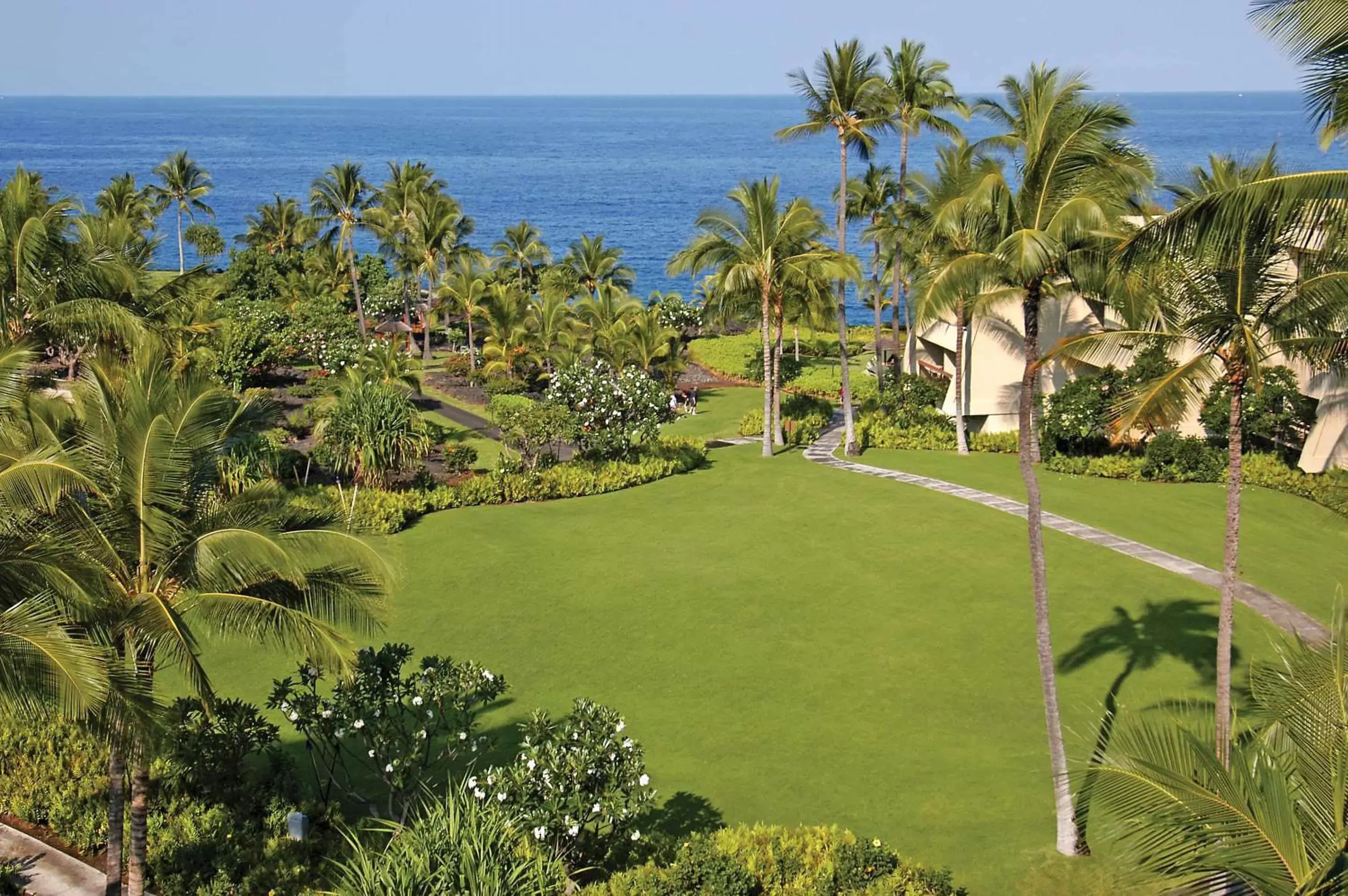 Property building in Outrigger Kona Resort and Spa