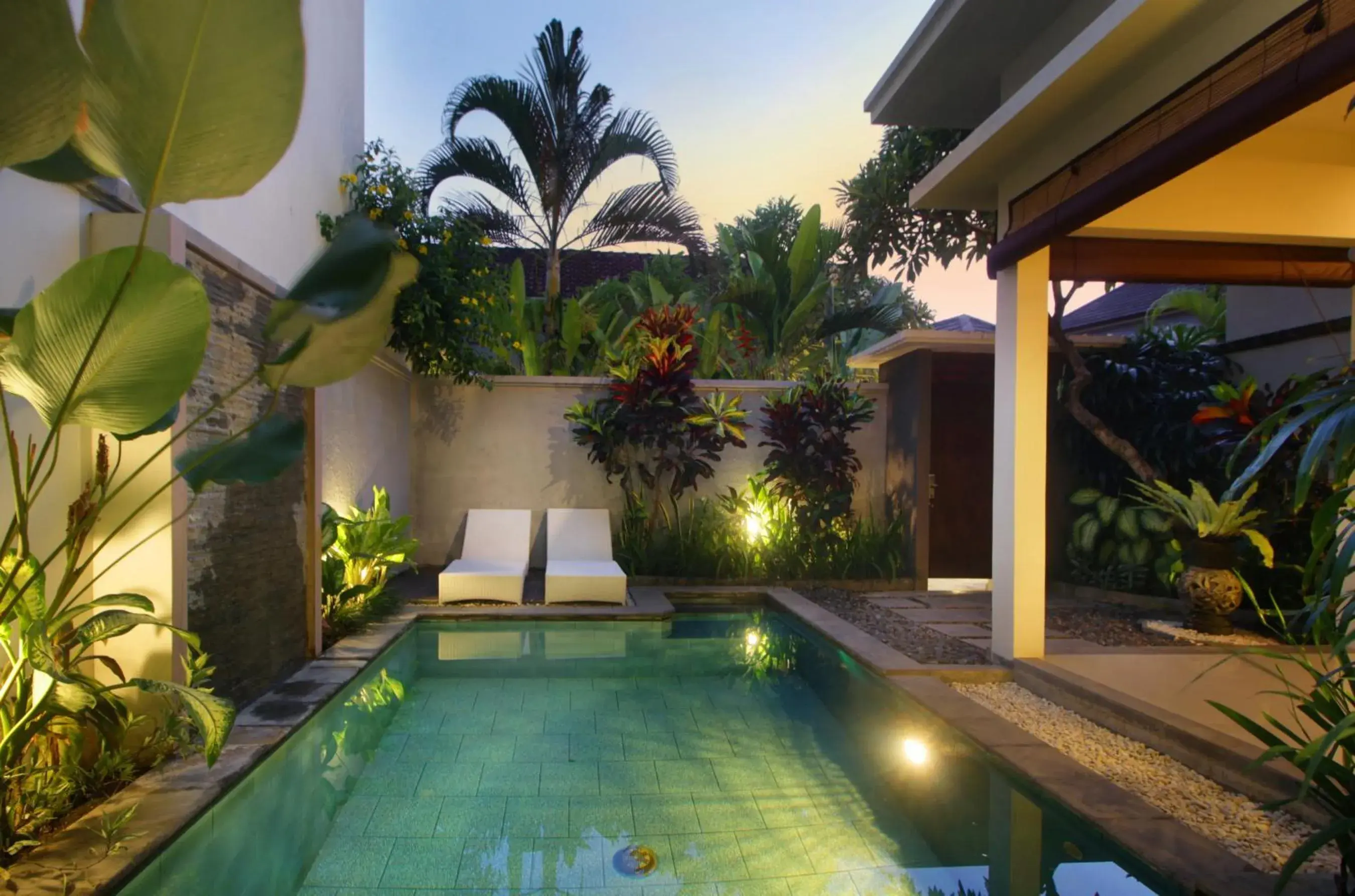 View (from property/room), Swimming Pool in Maharaja Villas Bali - CHSE Certified