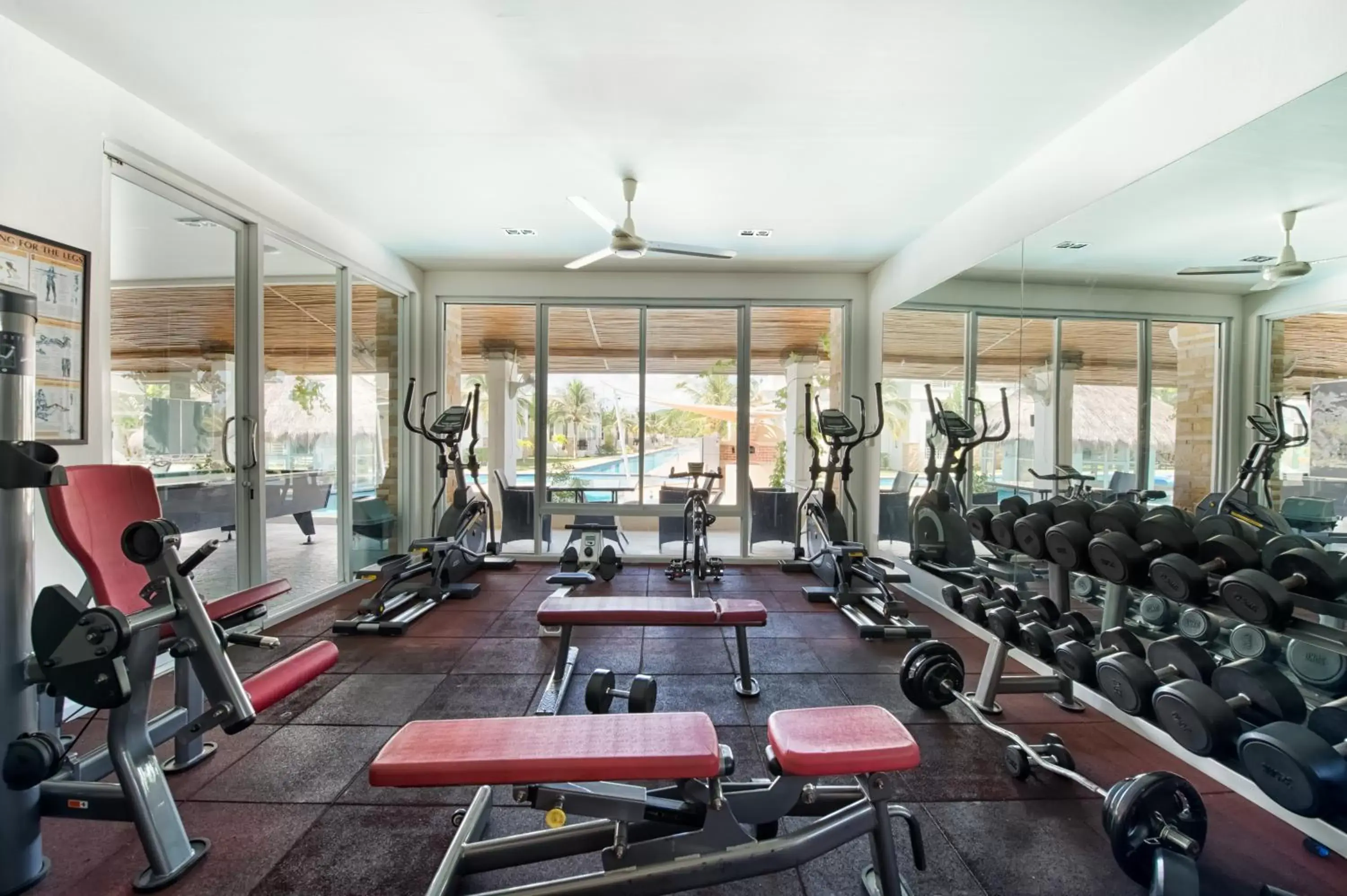 Fitness centre/facilities, View in Oriental Beach Pearl Resort