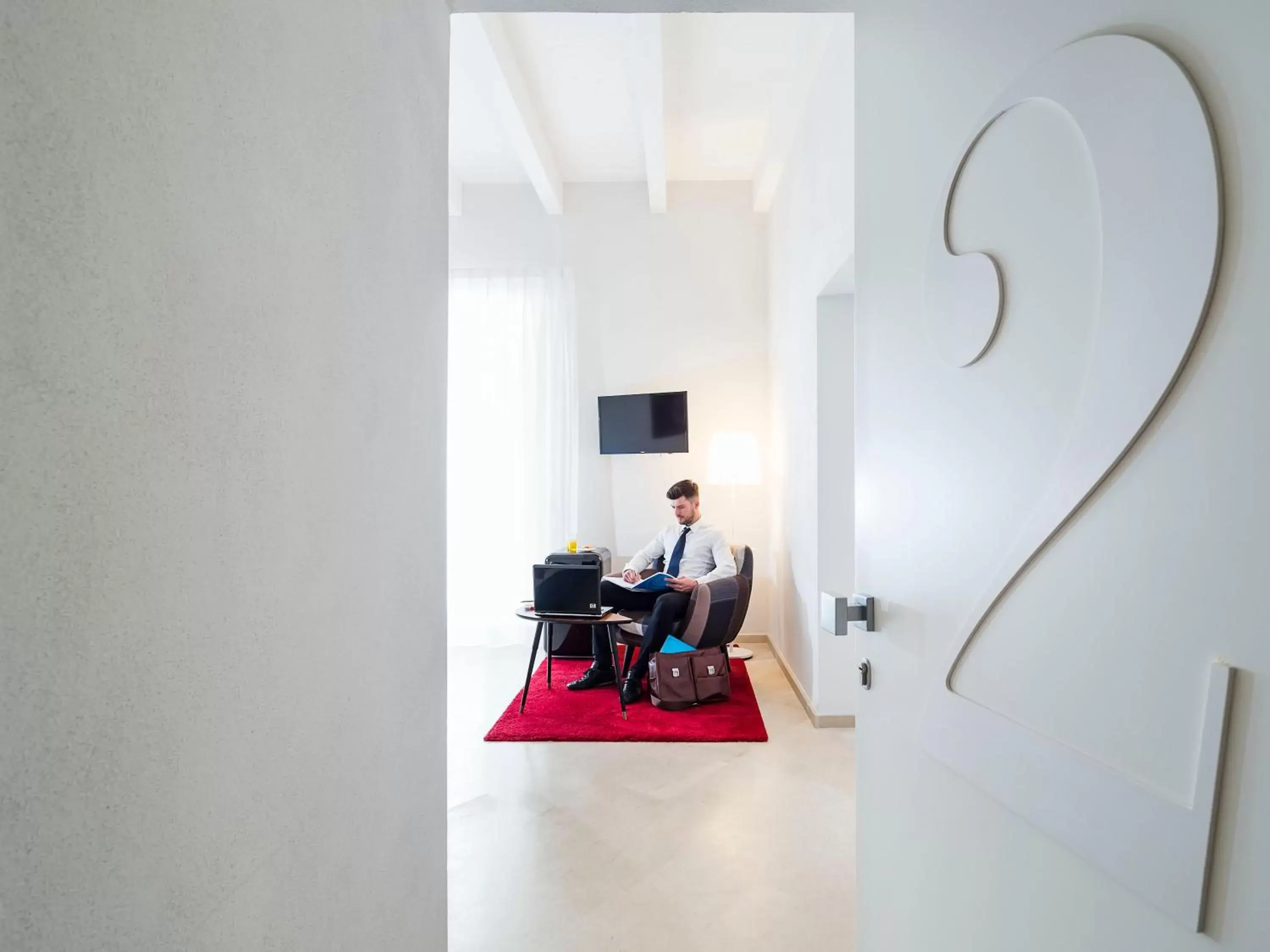 Living room in Re Federico Boutique Hotel