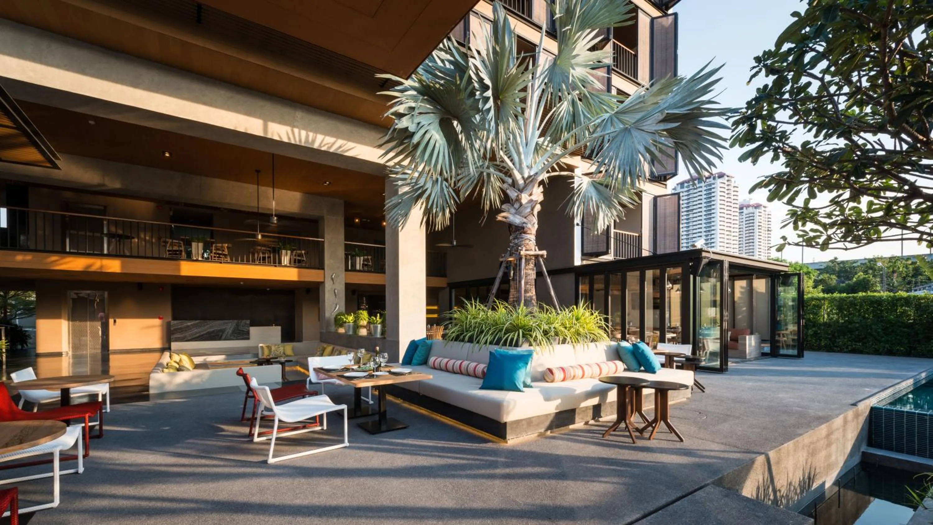 Patio in The Silver Palm Wellness Resort