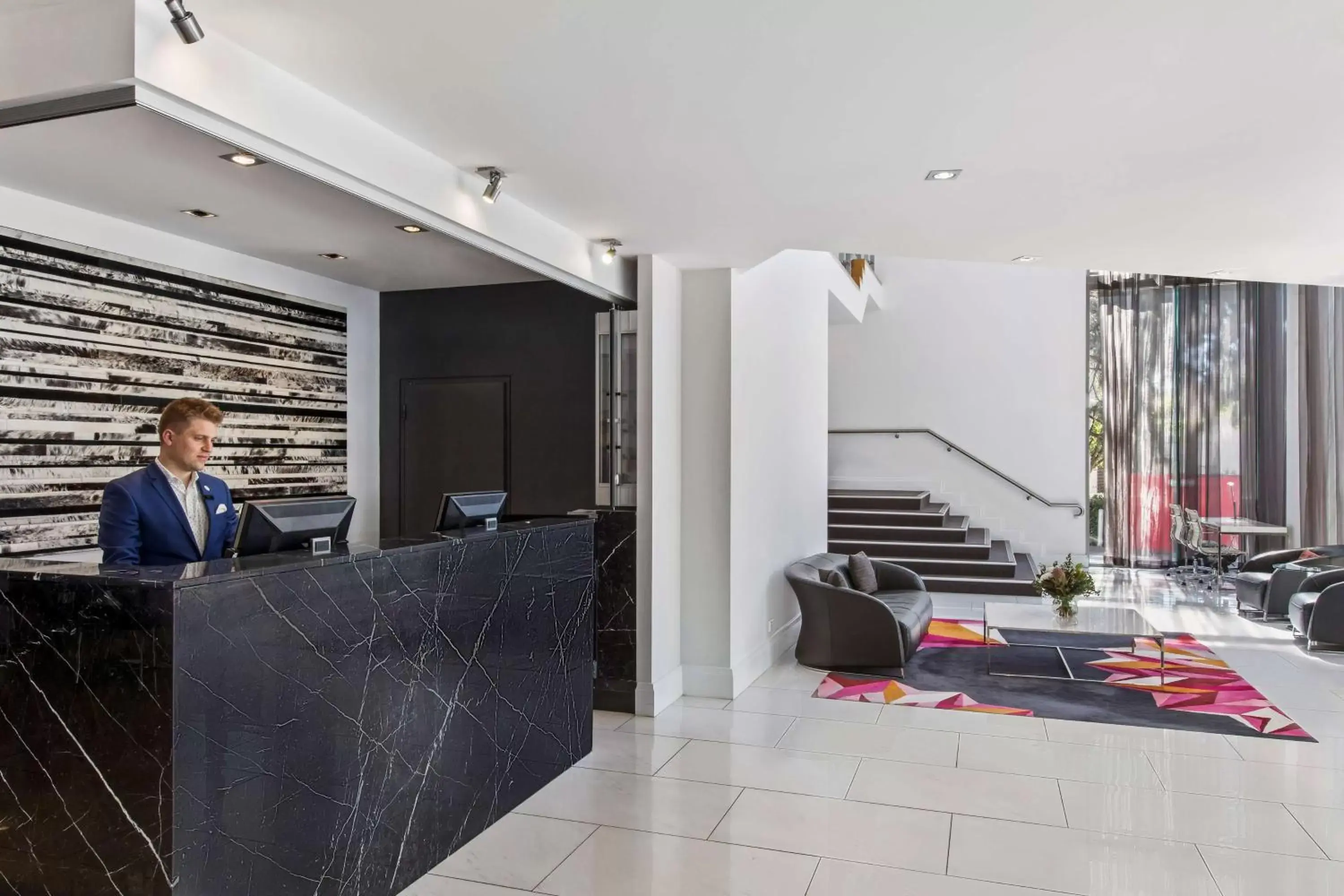 Lobby or reception in Adina Serviced Apartments Canberra Dickson