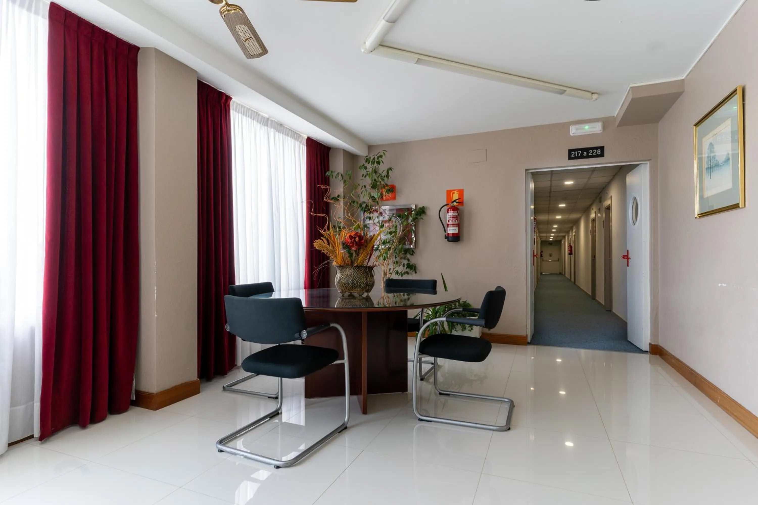 Seating area in Chateau La Roca