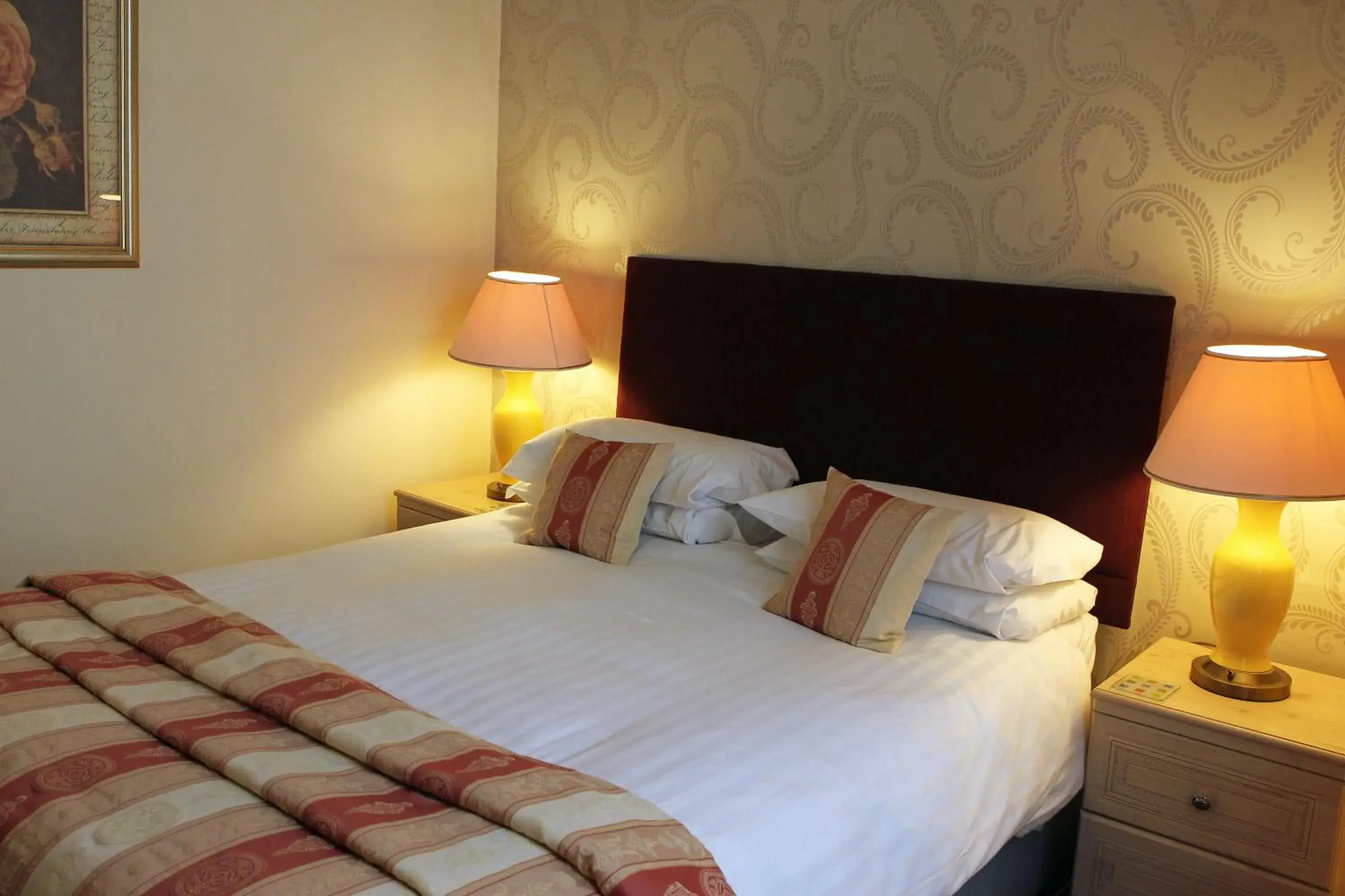 Decorative detail, Bed in Eskdale Hotel