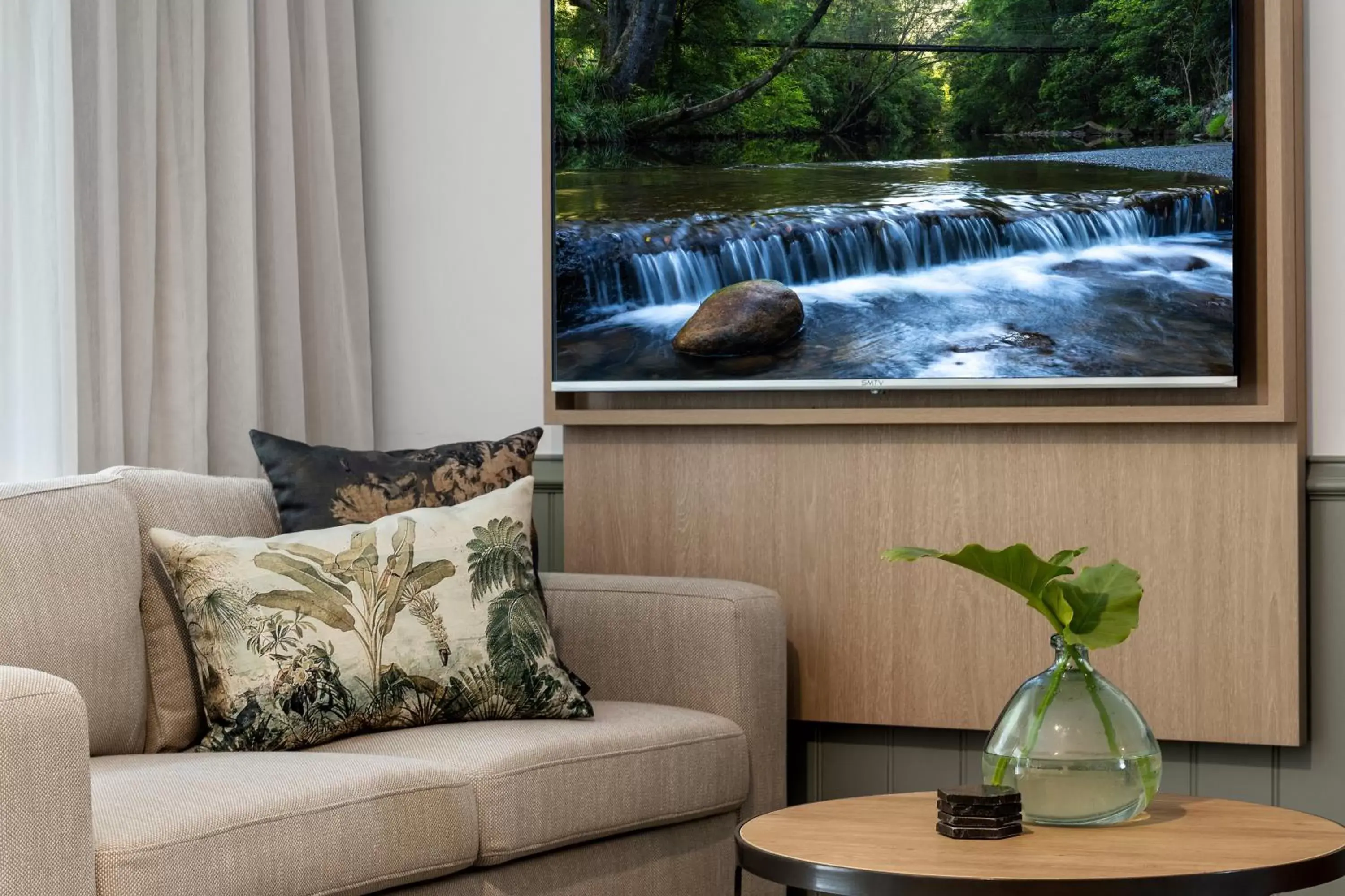 Seating area in Wildes Hotel Kangaroo Valley