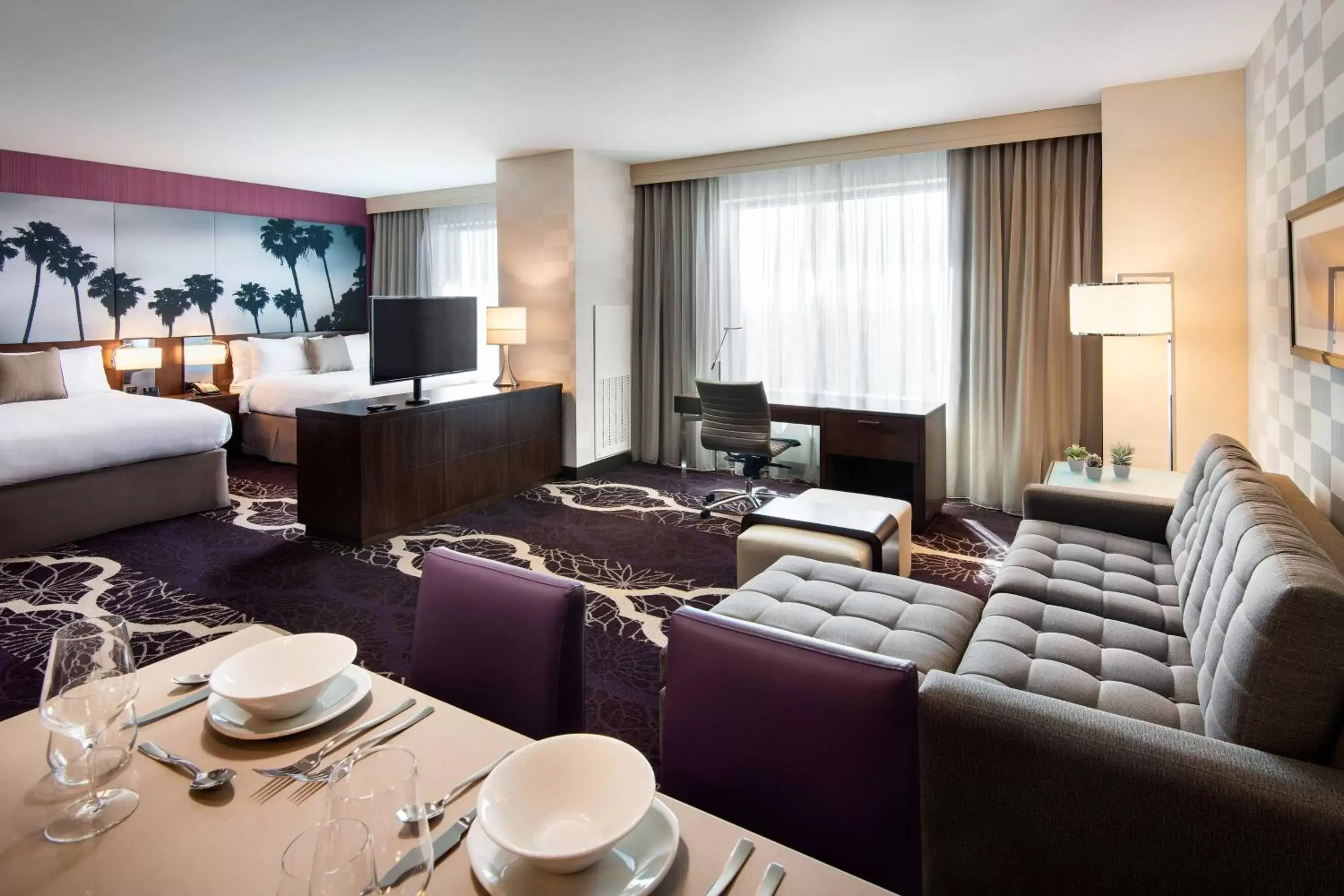 Photo of the whole room, Seating Area in Residence Inn by Marriott Los Angeles L.A. LIVE