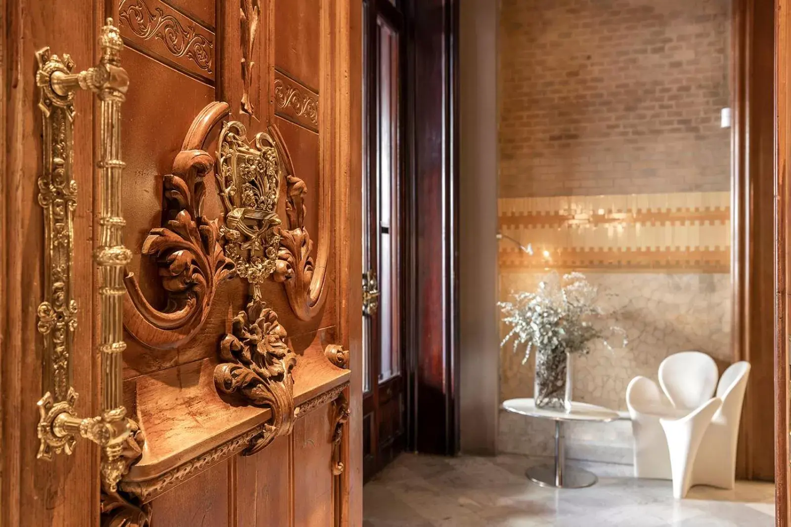 Bathroom in El Palauet Royal Suites