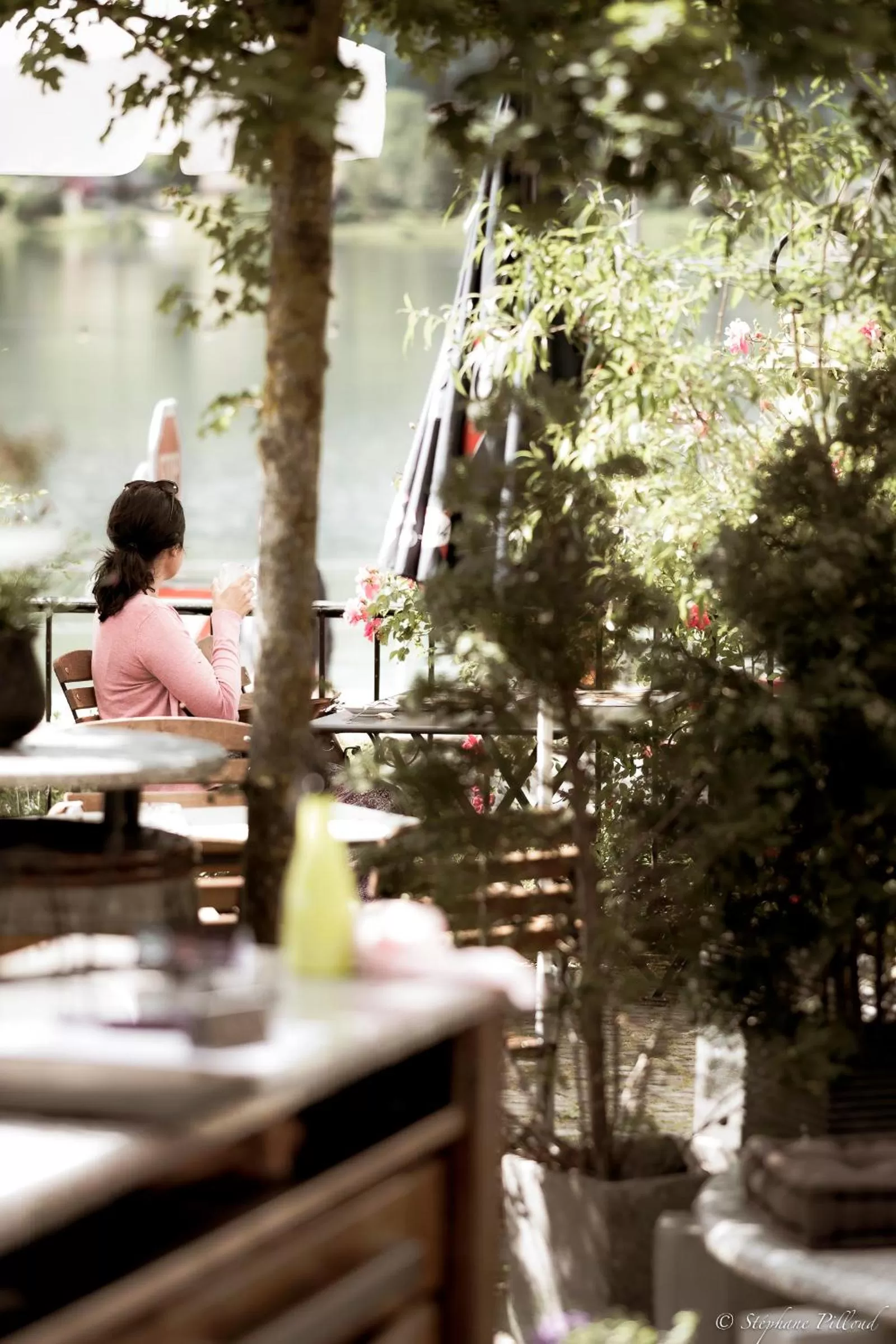 Balcony/Terrace in HOTEL de la Truite & SPA Le petit Nautilus