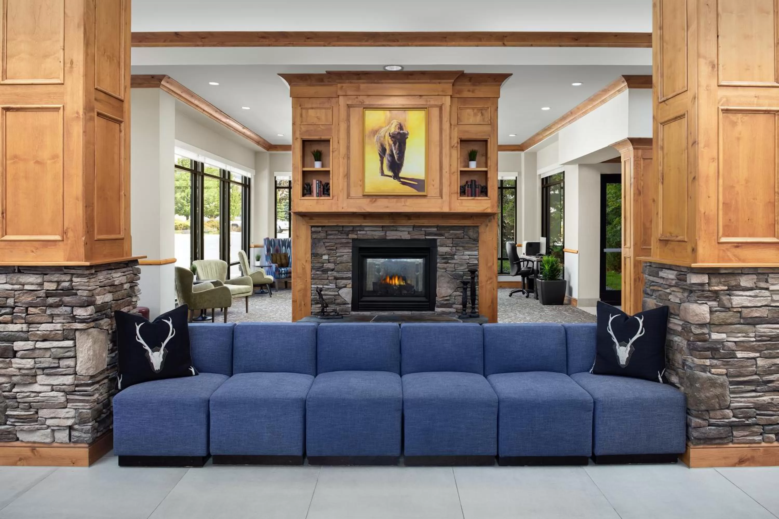 Lobby or reception in Hilton Garden Inn Missoula