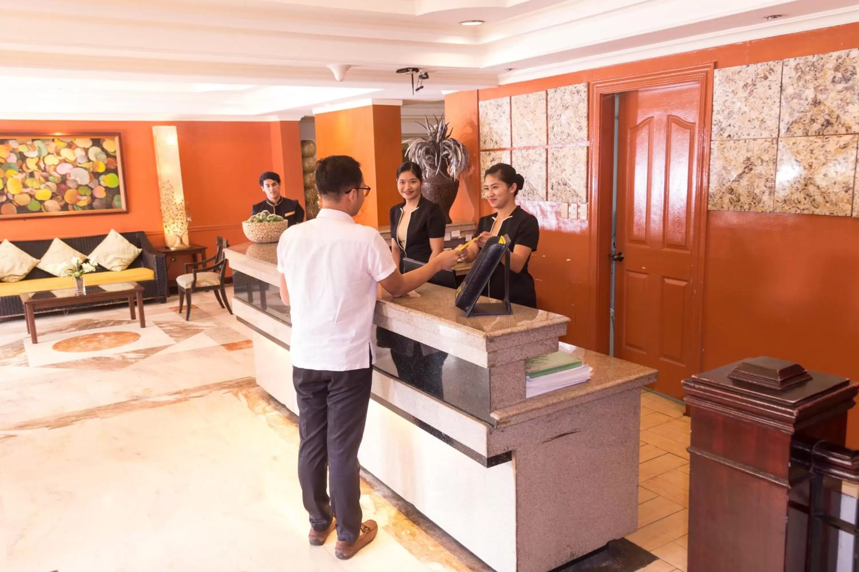 Staff, Lobby/Reception in Tagaytay Country Hotel