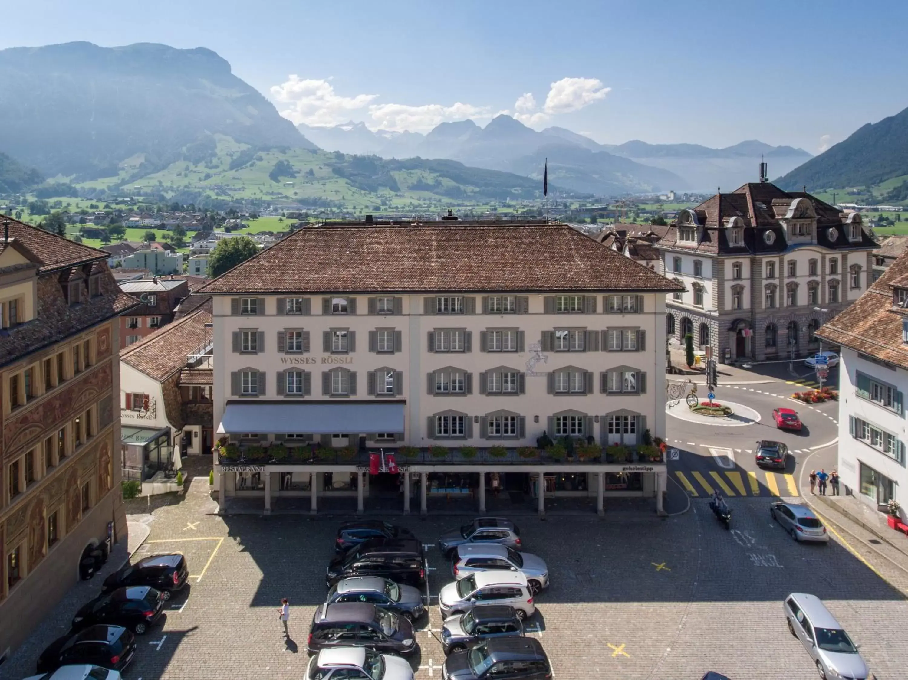 Property Building in Wysses Rössli Swiss Quality Hotel