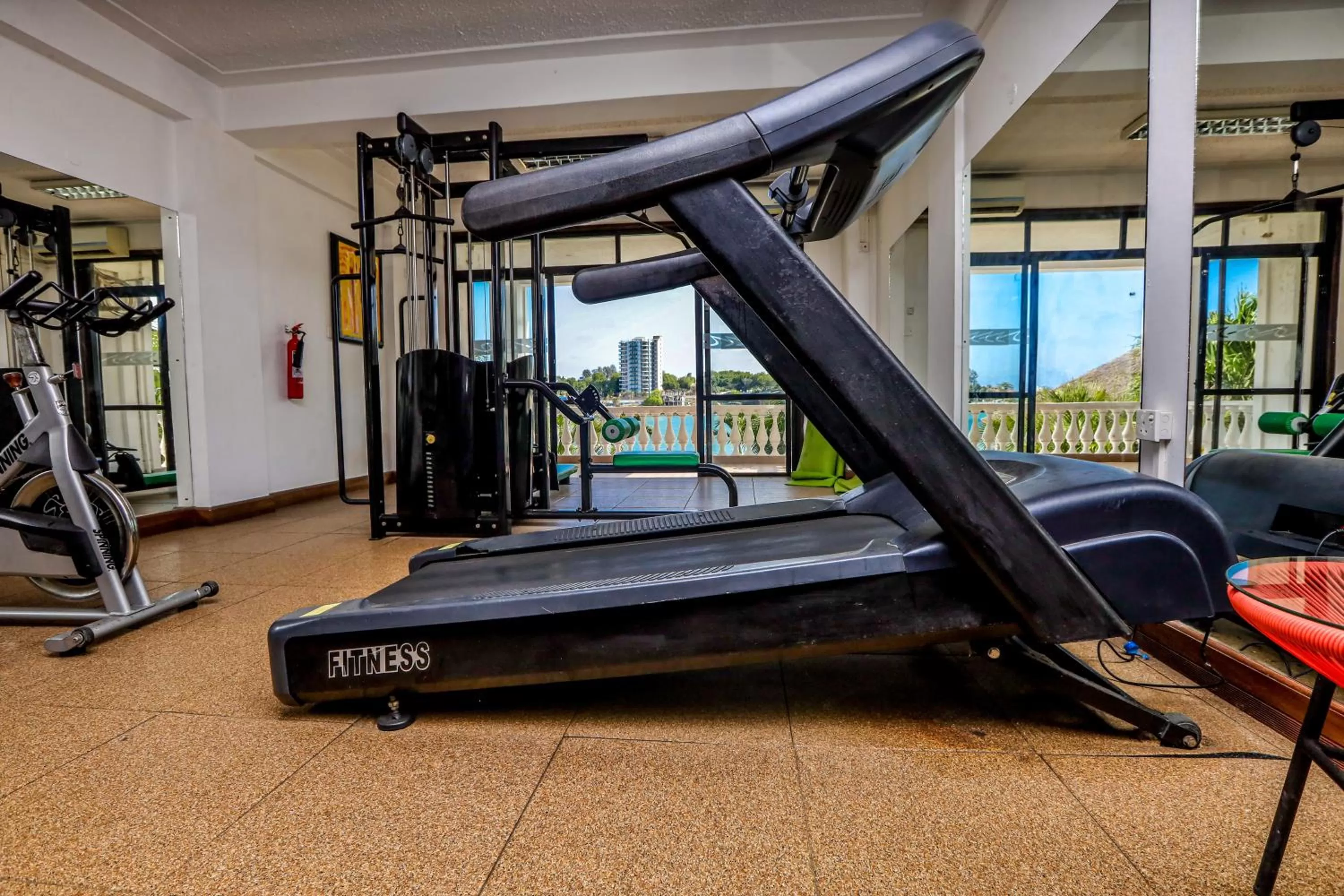 Fitness centre/facilities in CityBlue Creekside Hotel & Suites