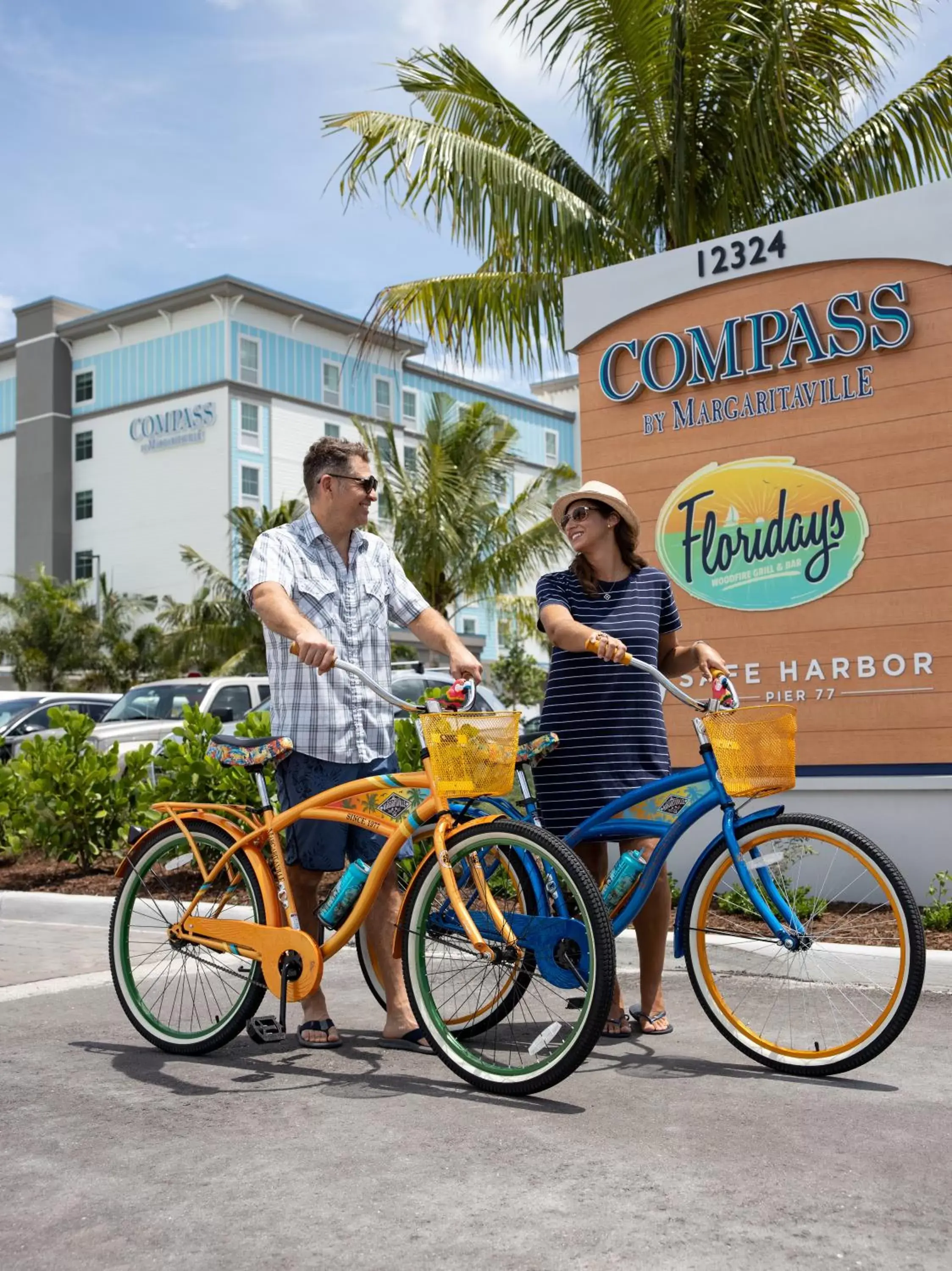 Cycling in Compass Hotel by Margaritaville Anna Maria Sound