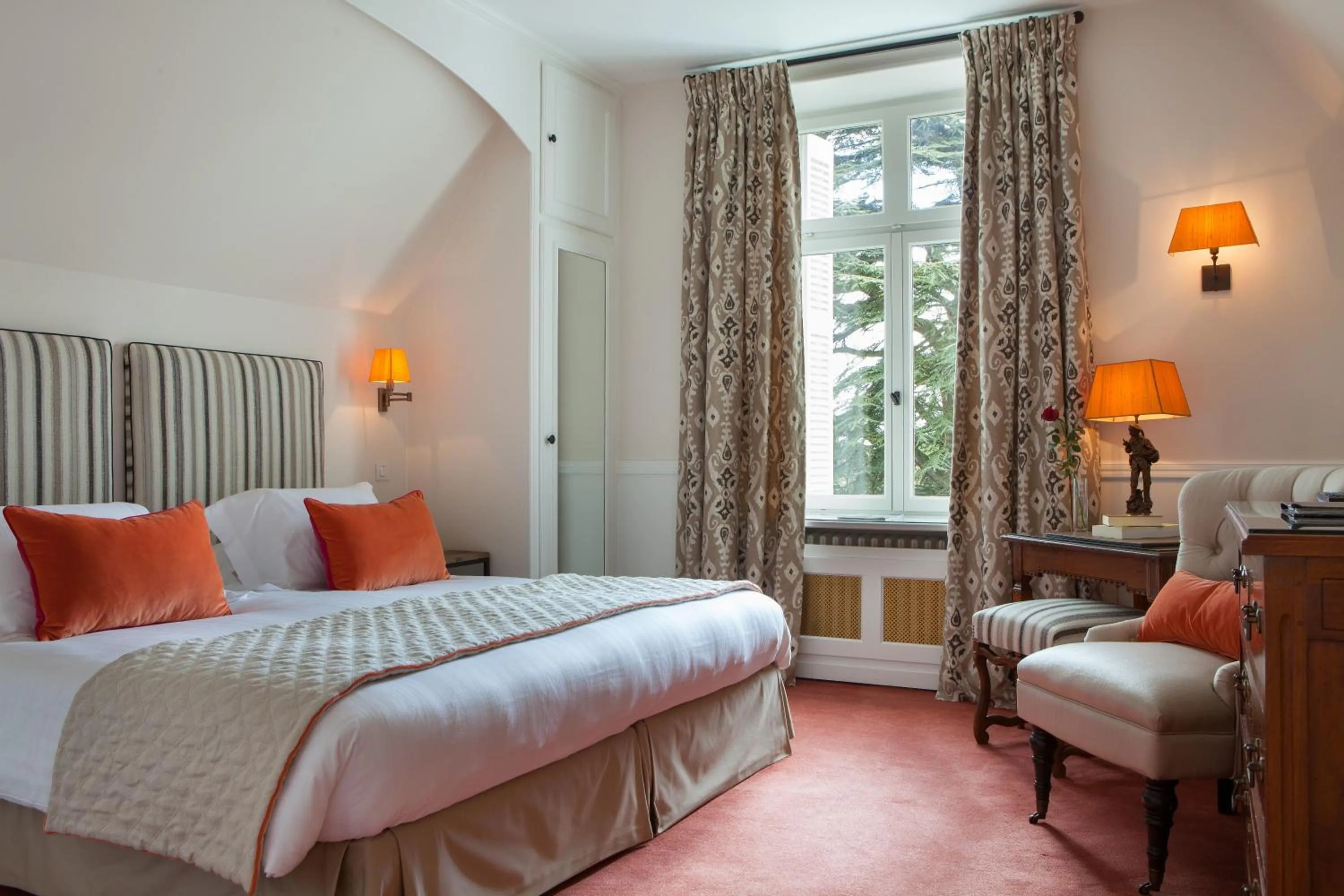 Bedroom, Bed in Domaine de la Tortinière