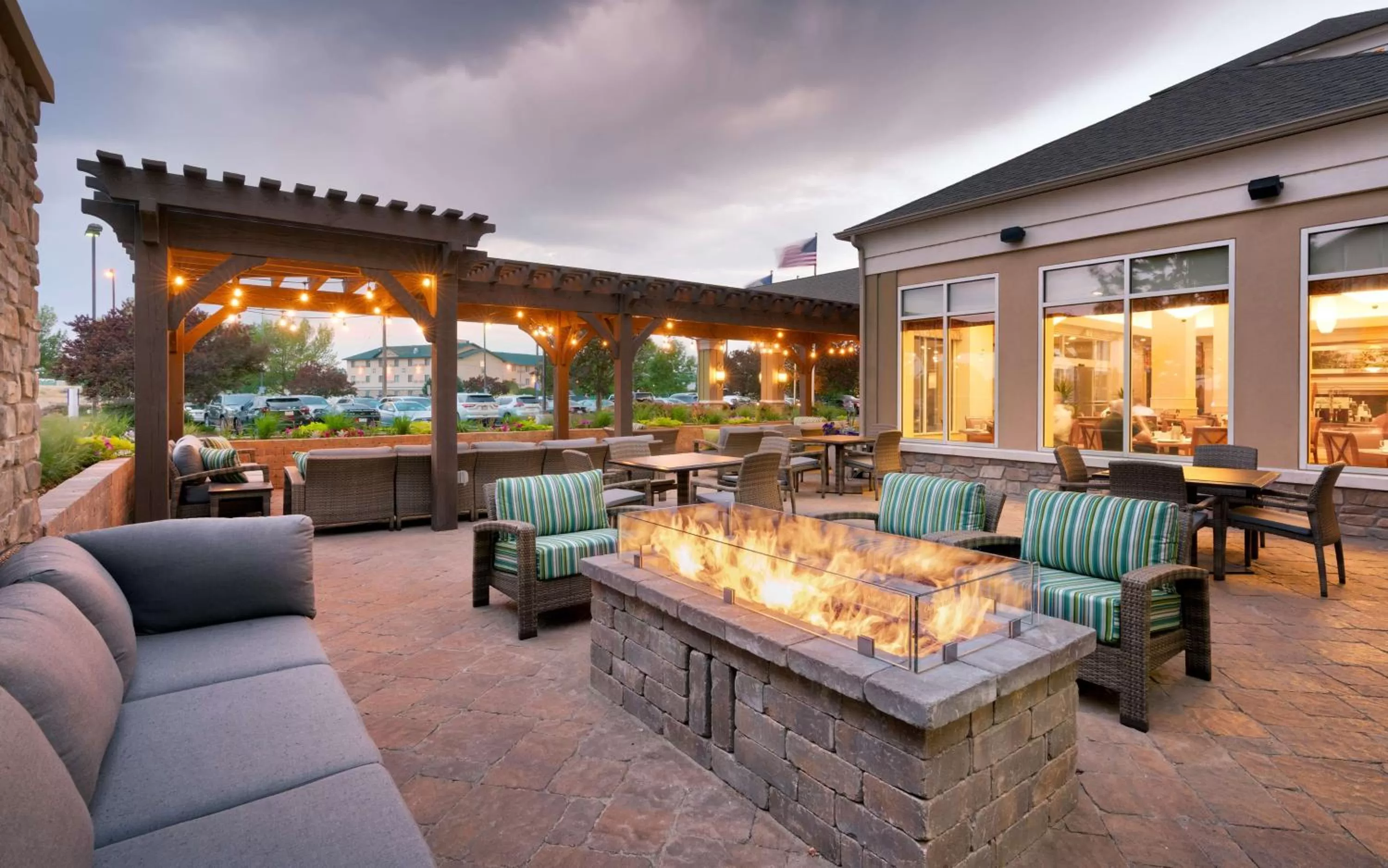 Patio in Hilton Garden Inn Idaho Falls
