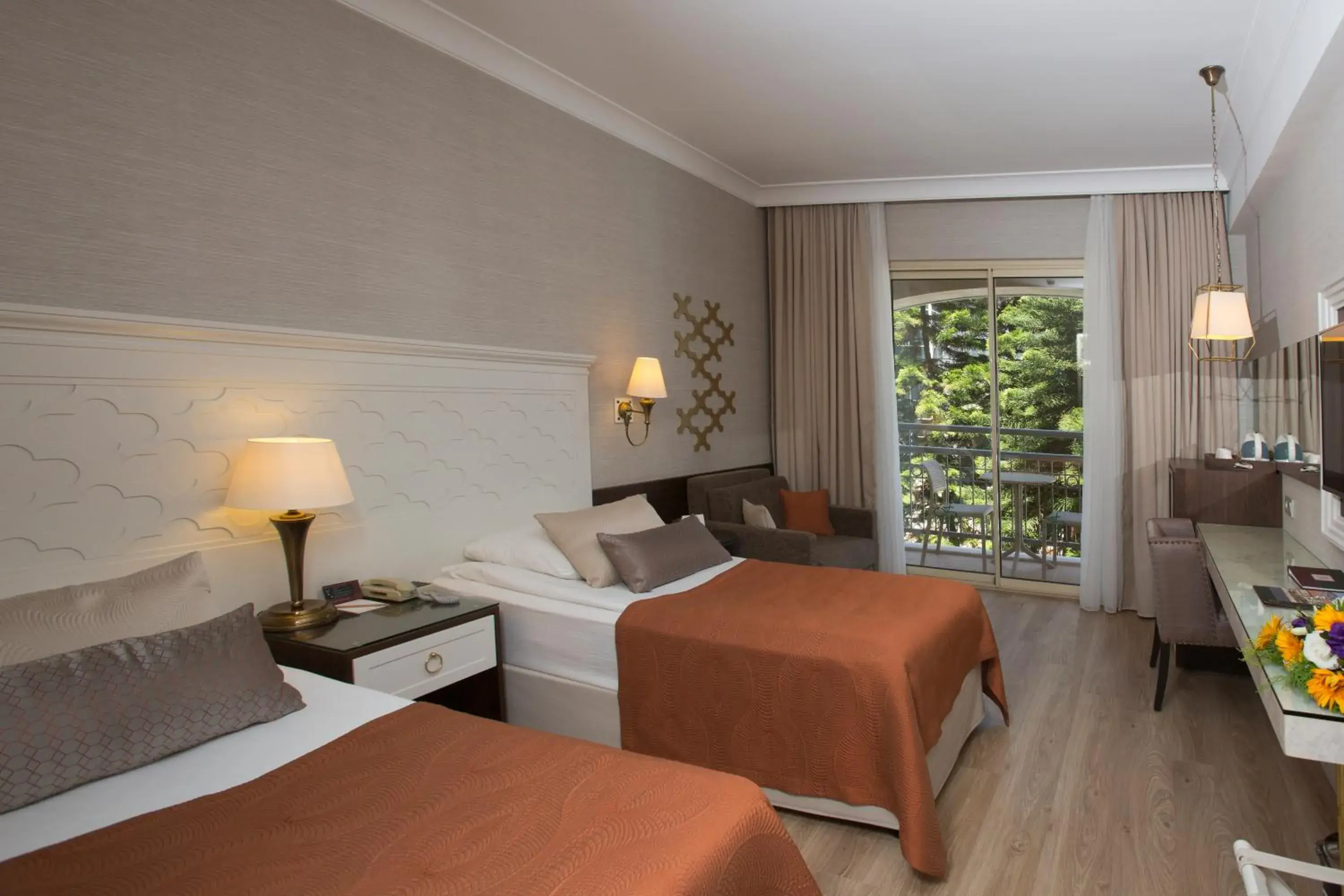 Bed in Fame Residence Kemer & Spa