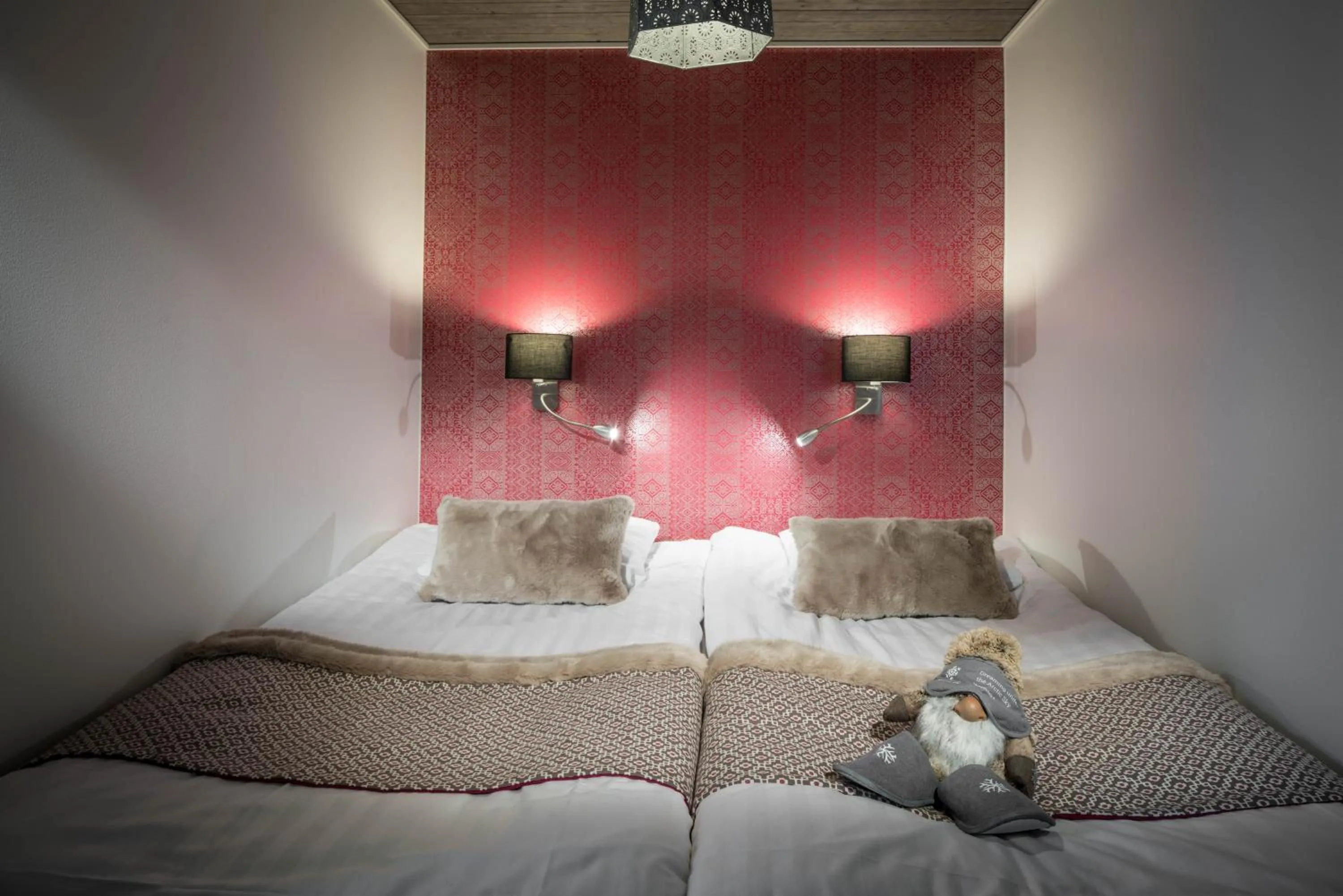 Bedroom, Bed in Santa's Igloos Arctic Circle