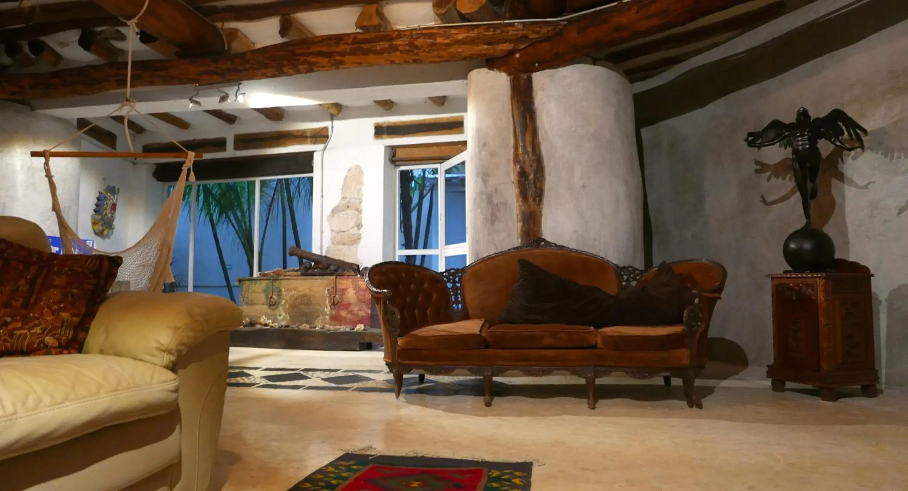 Living room, Seating Area in Casa Ambar Tulum - Great location and access to a Private Cenote & Beach 2 Km Away - Adults Only