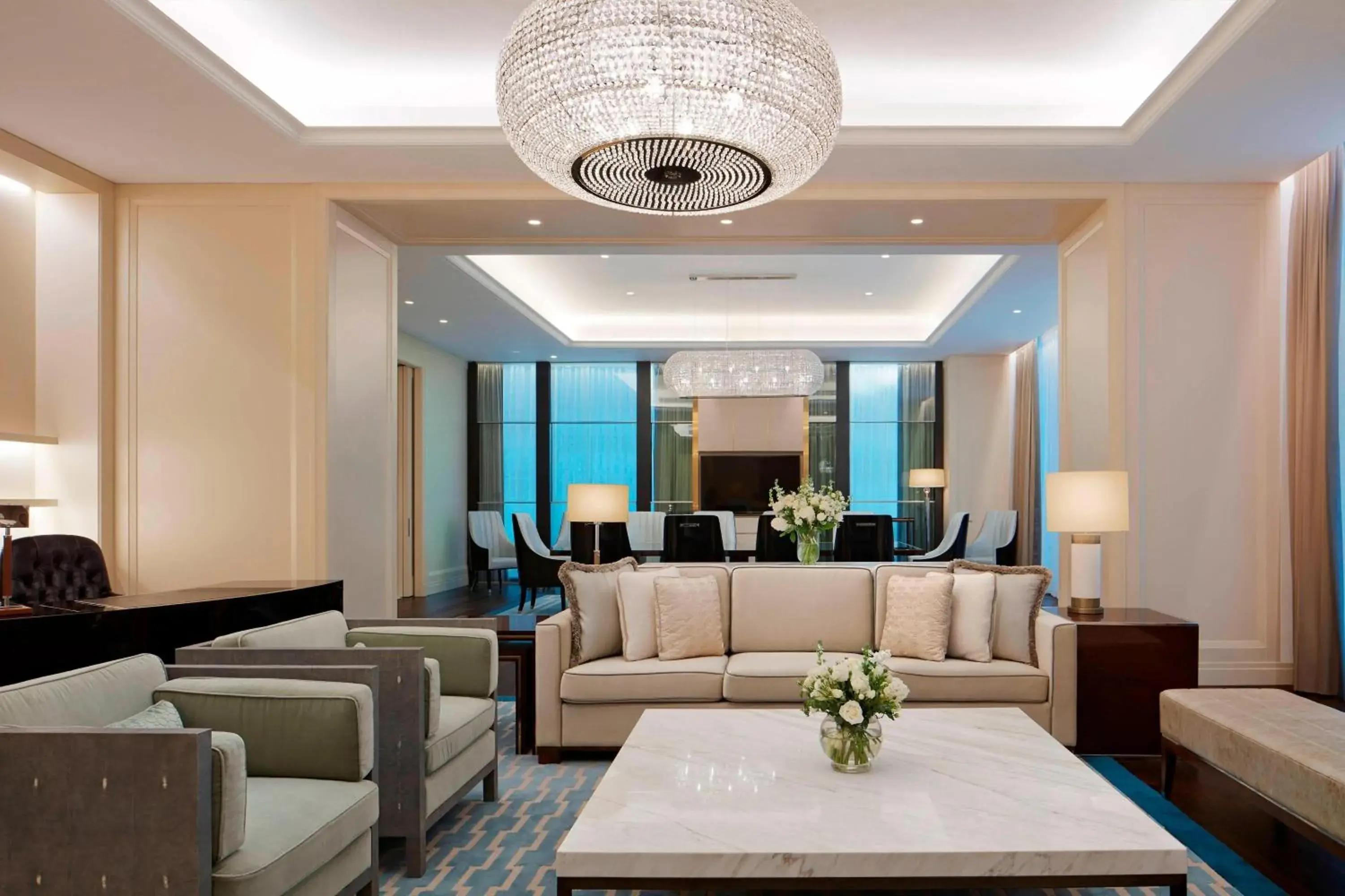 Living room in The St. Regis Kuala Lumpur