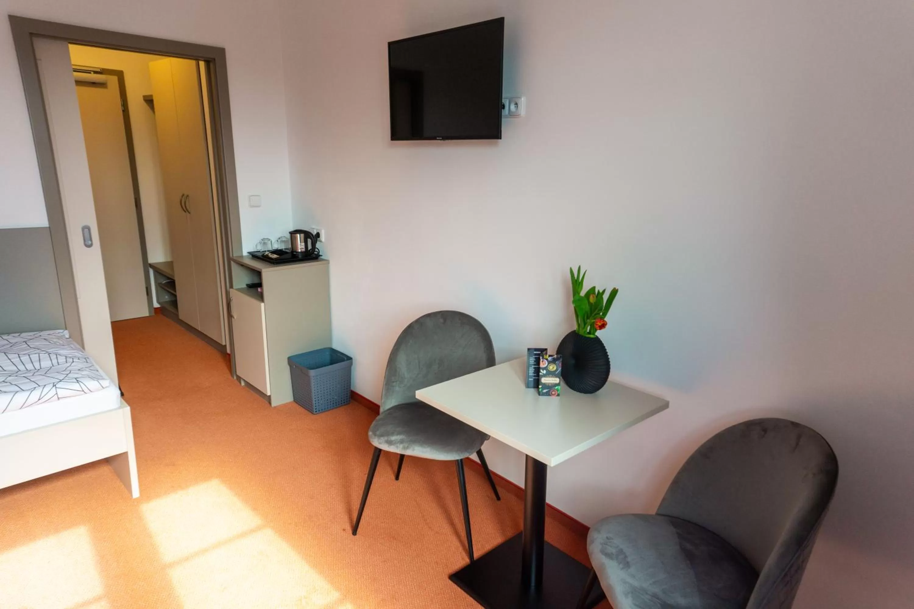 Bed in Pension Berlin