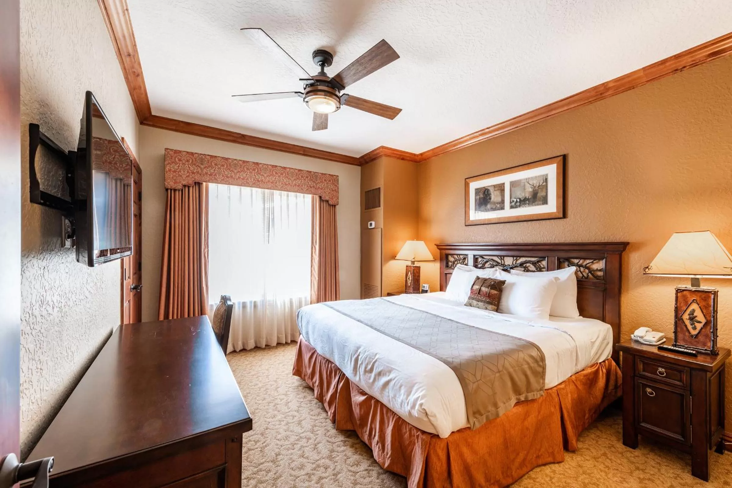 Bed in Condos at Canyons Resort by White Pines