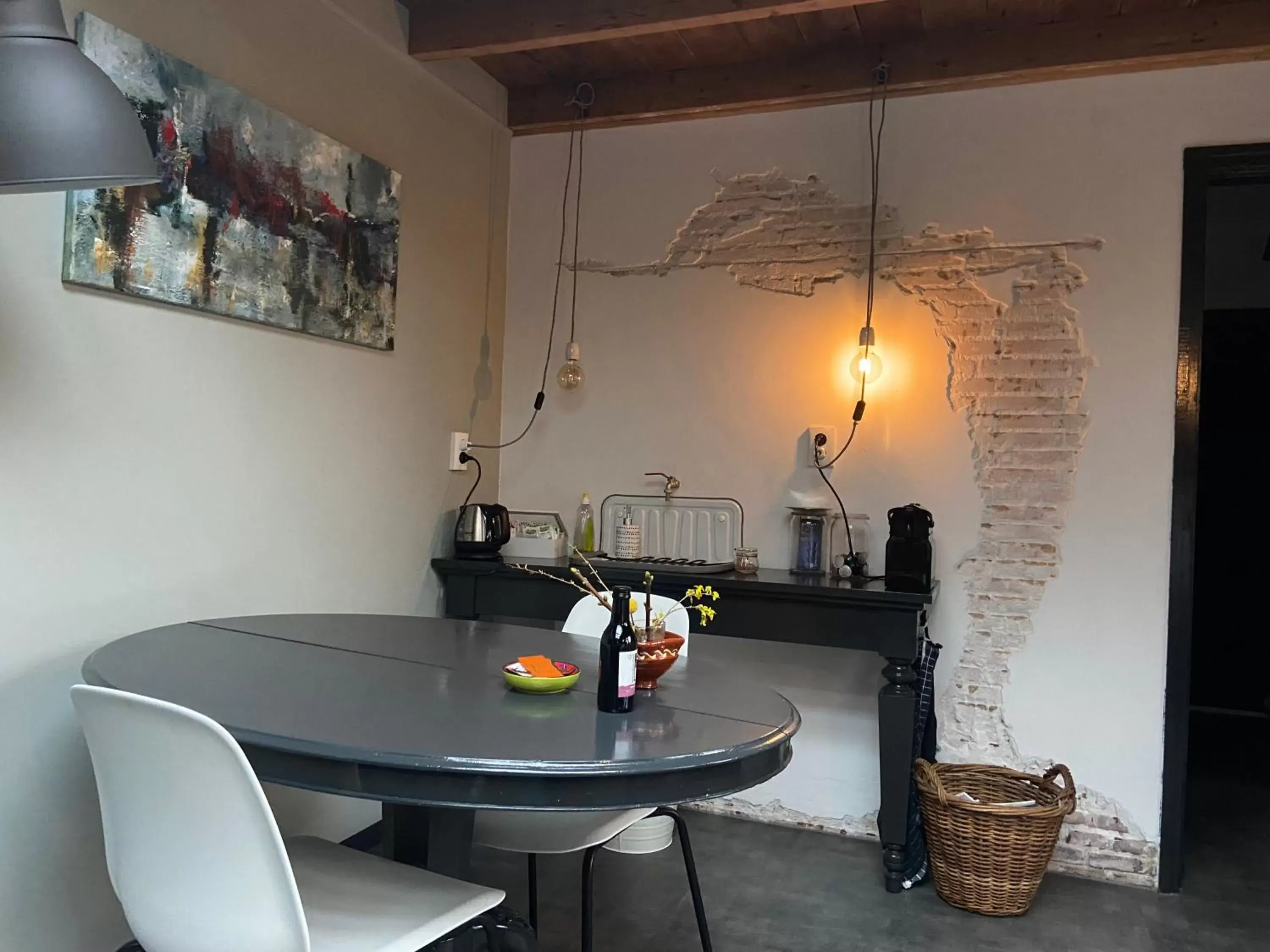 Dining Area in B&B de Garaazje