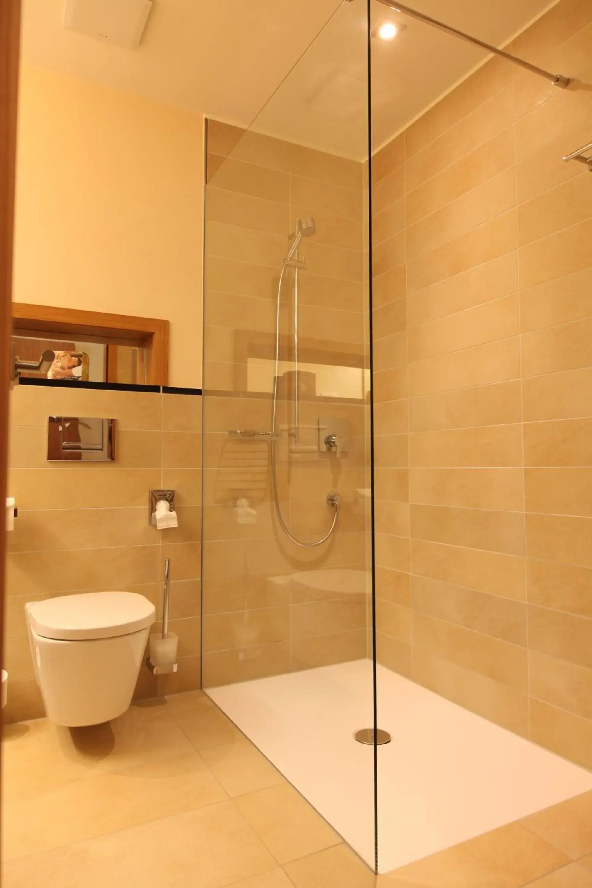 Shower, Bathroom in Lind Hotel