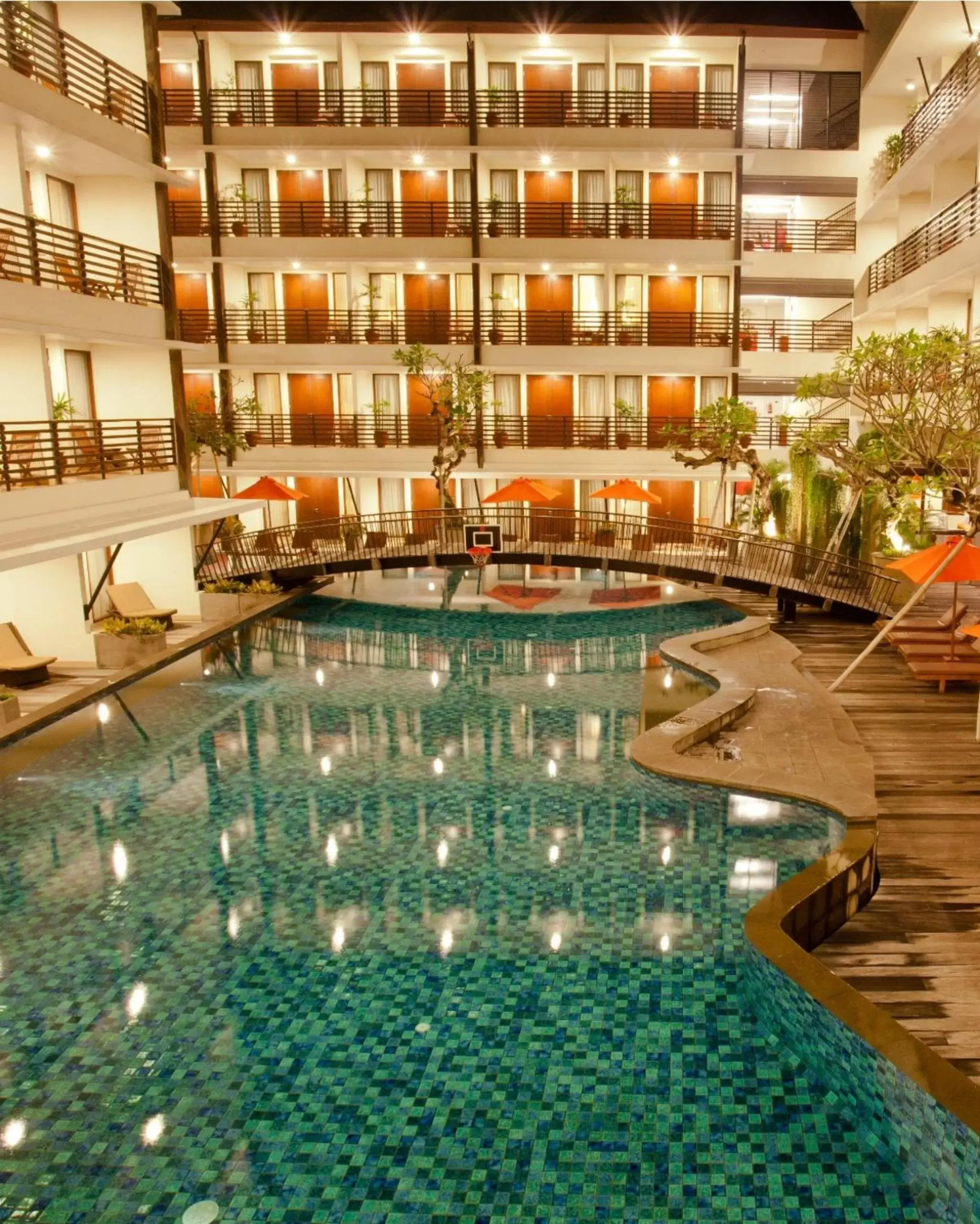 Decorative detail, Swimming Pool in Sun Island Hotel & Spa Kuta