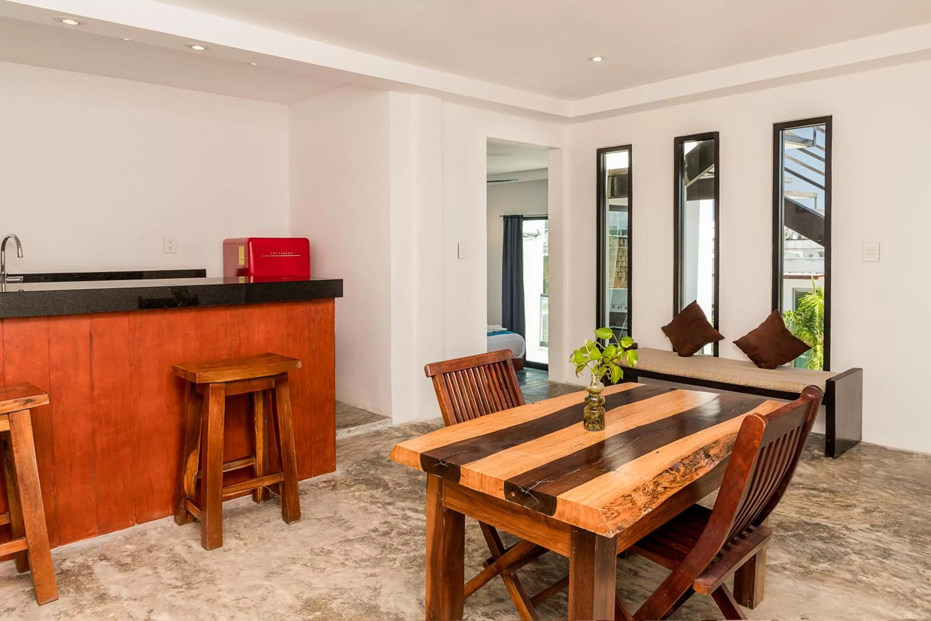 Kitchen or kitchenette in Casa Ticul Hotel Boutique - 5Th Ave by BFH