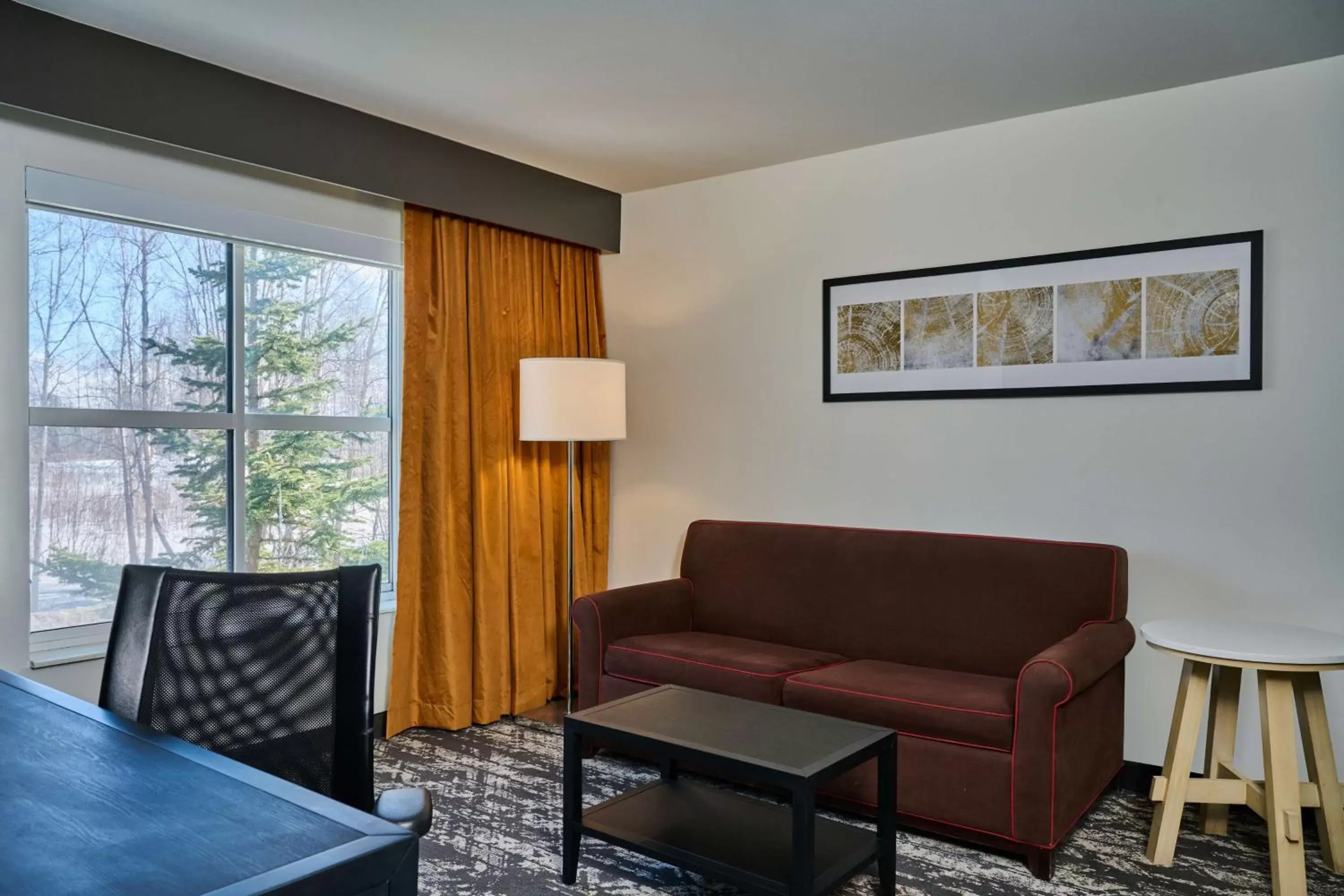 Living room, Seating Area in Homewood Suites By Hilton Anchorage, Ak