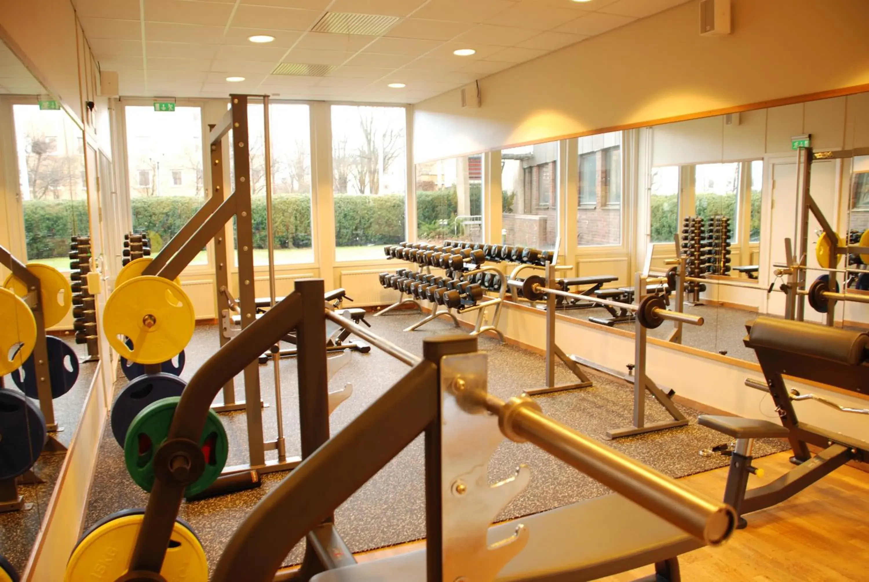 Fitness centre/facilities, View in First Hotel Grand Falun