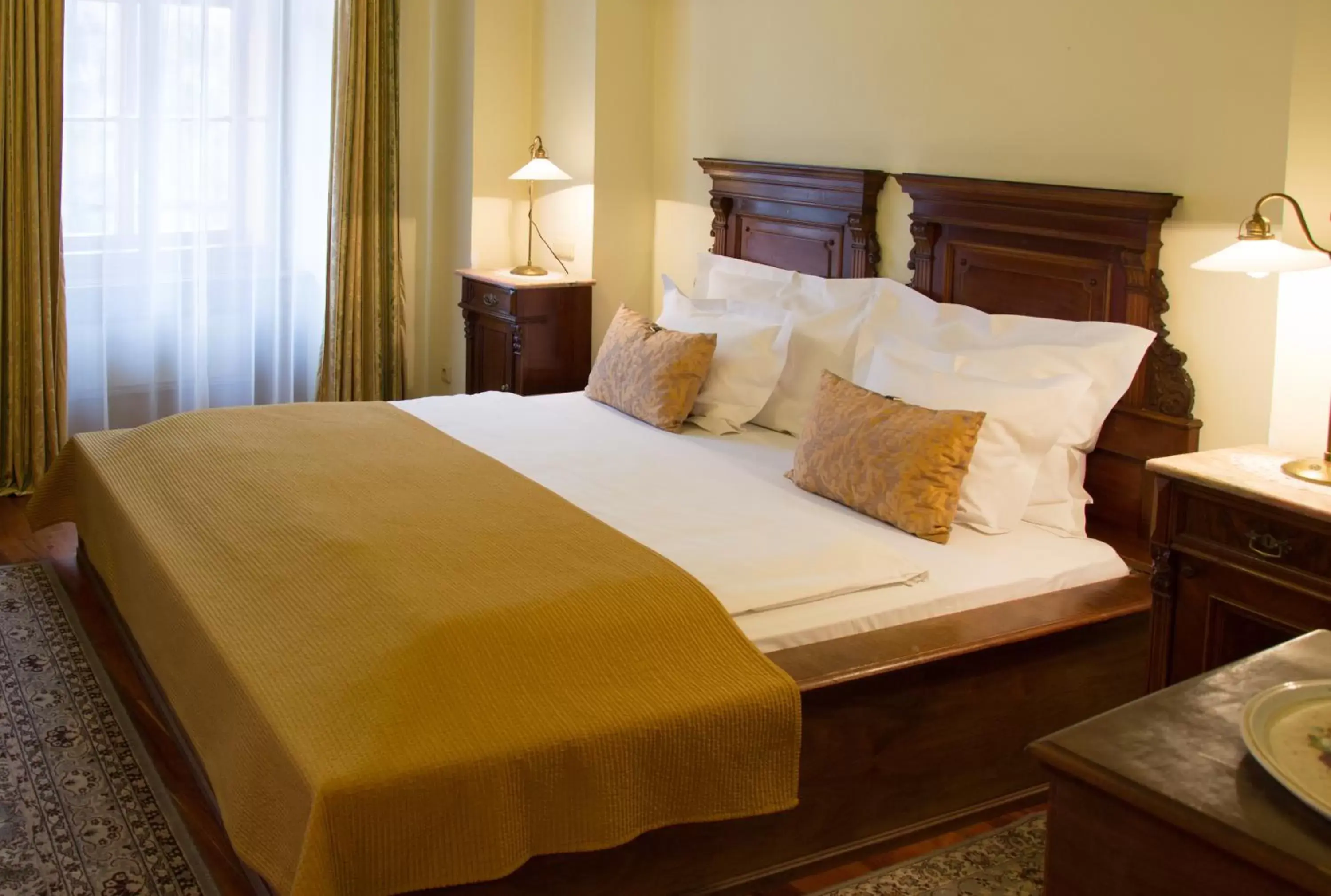 Bedroom, Room Photo in Grand Hotel Praha