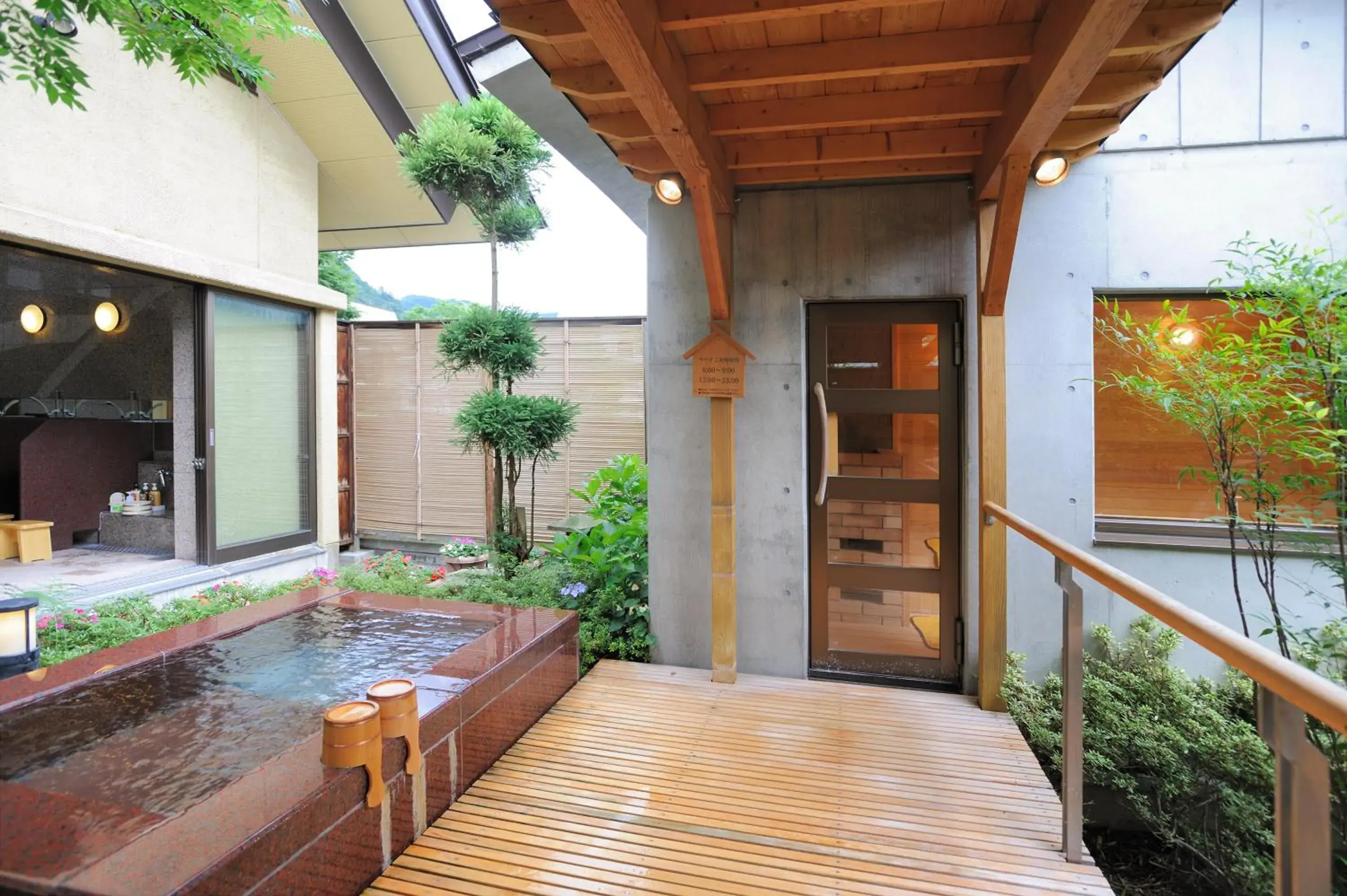 Hot Spring Bath in Yuzawa Grand Hotel