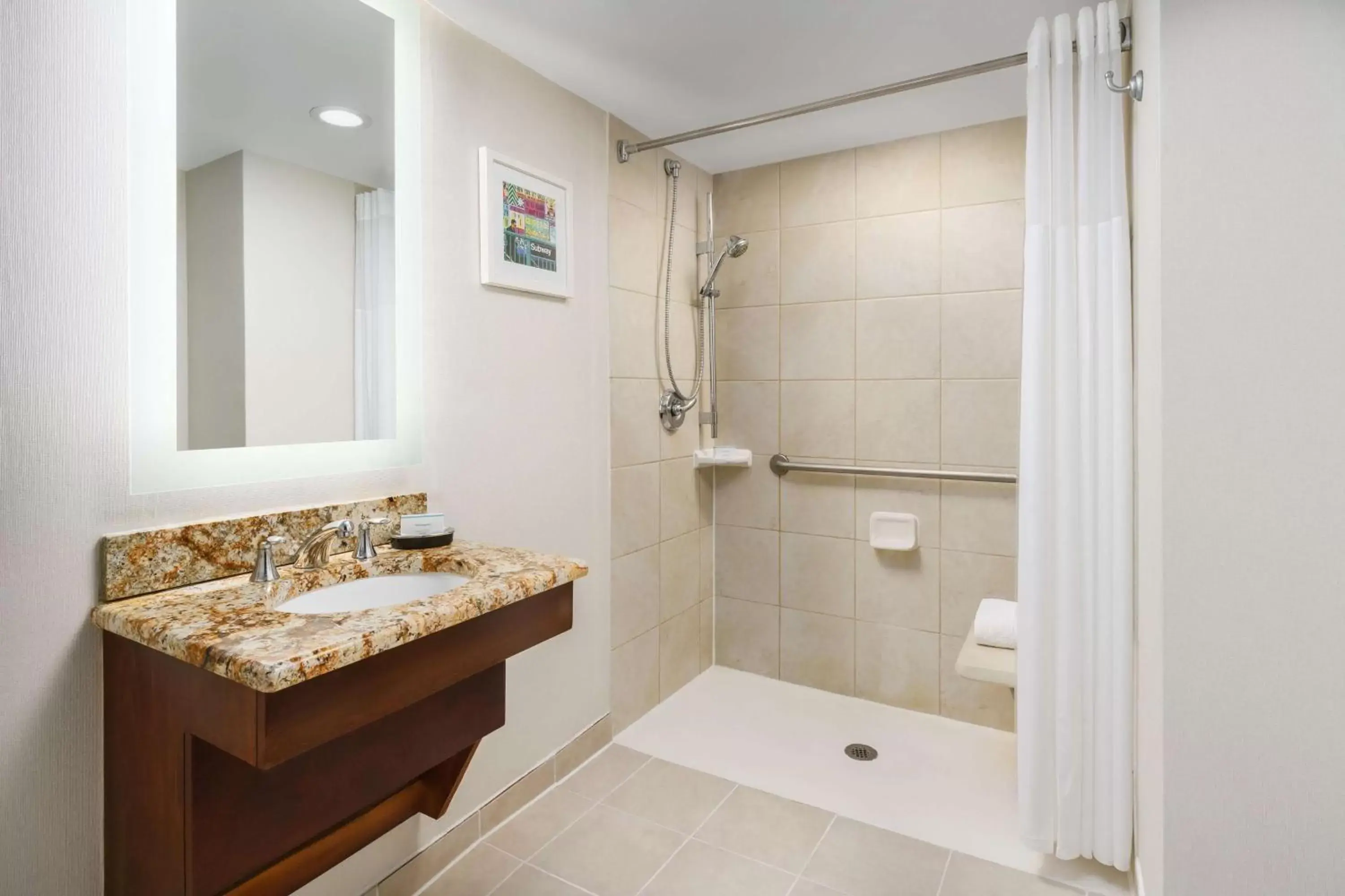 Bathroom in Hampton Inn Manhattan-35th St Empire State Bldg