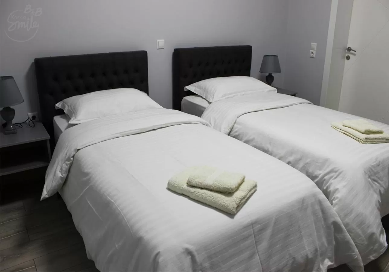 Photo of the whole room, Bed in KorcaSmileHotel