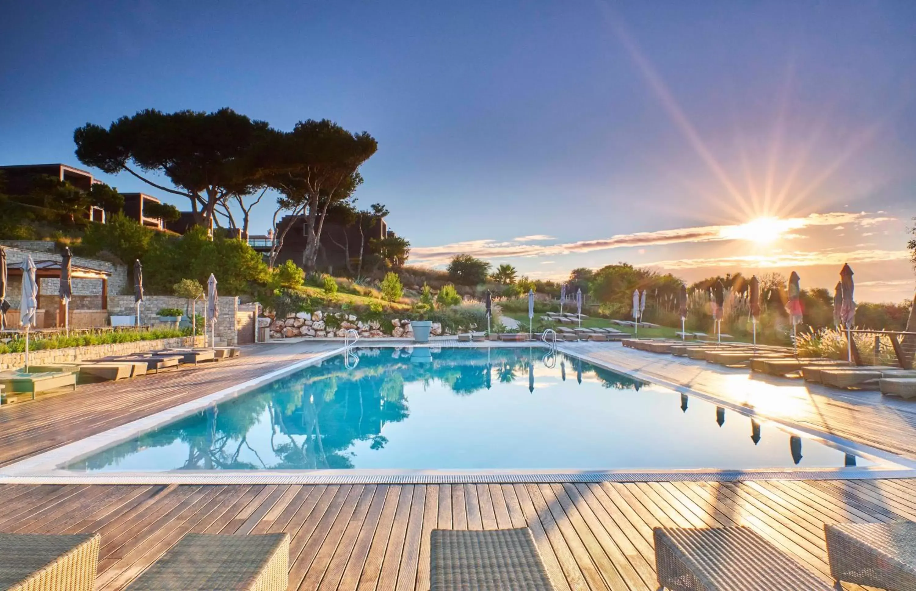 Pool view in Martinhal Sagres Beach Family Resort Hotel Pool view in Martinhal Sagres Beach Family Resort Hotel