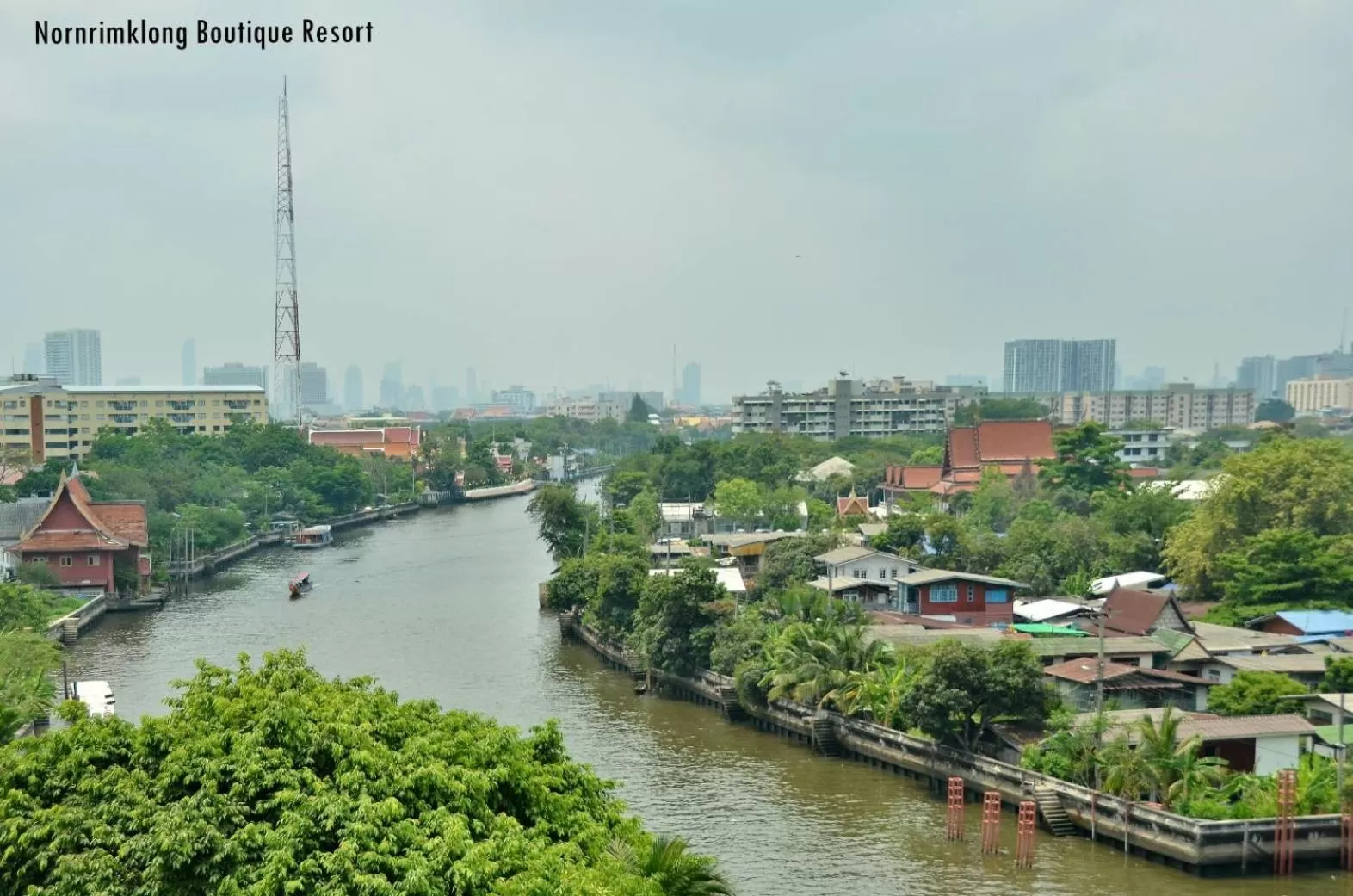 River view in NORN Rimklong Bangkok Hotel
