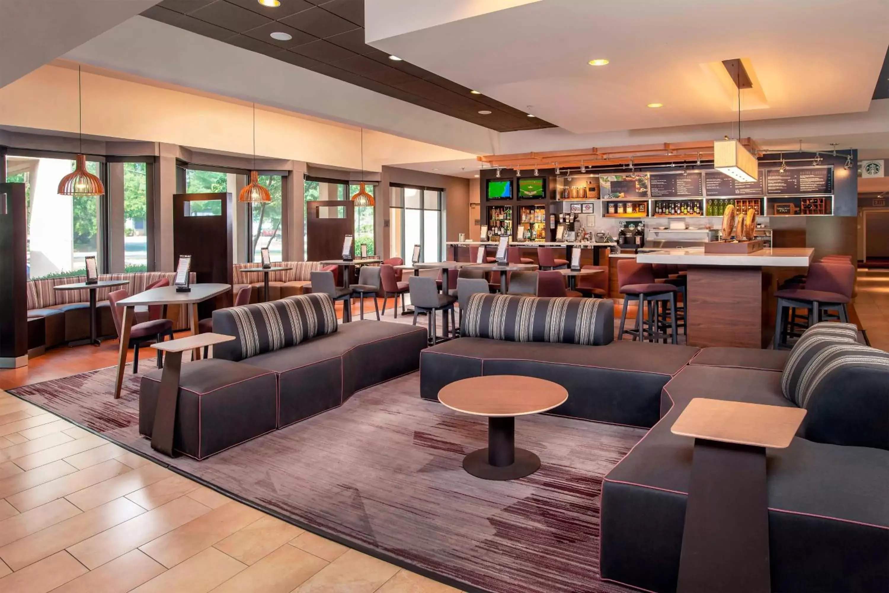 Restaurant/places to eat, Lounge/Bar in Courtyard by Marriott Rockville