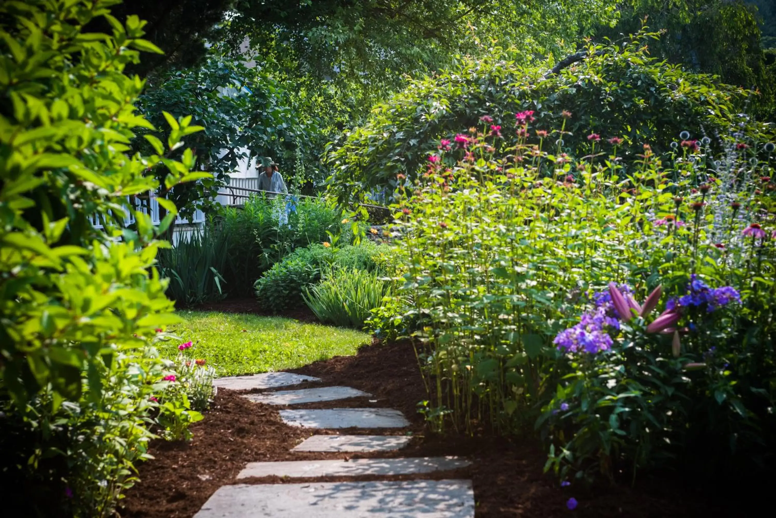 Garden in Four Columns Inn