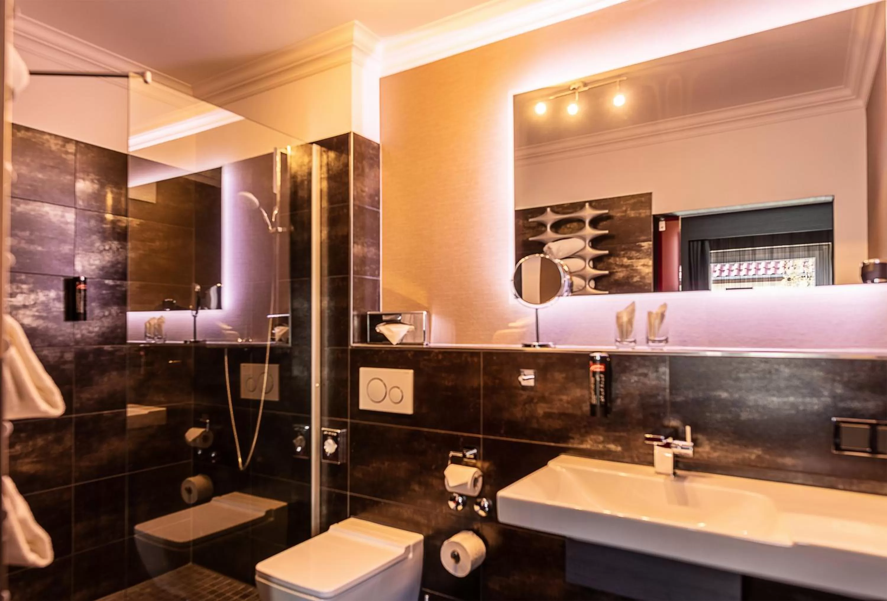 Shower in Hotel Haverkamp