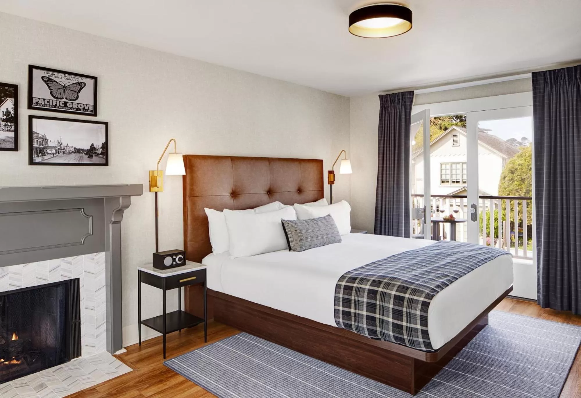 Bed in Gosby House Inn, A Four Sisters Inn