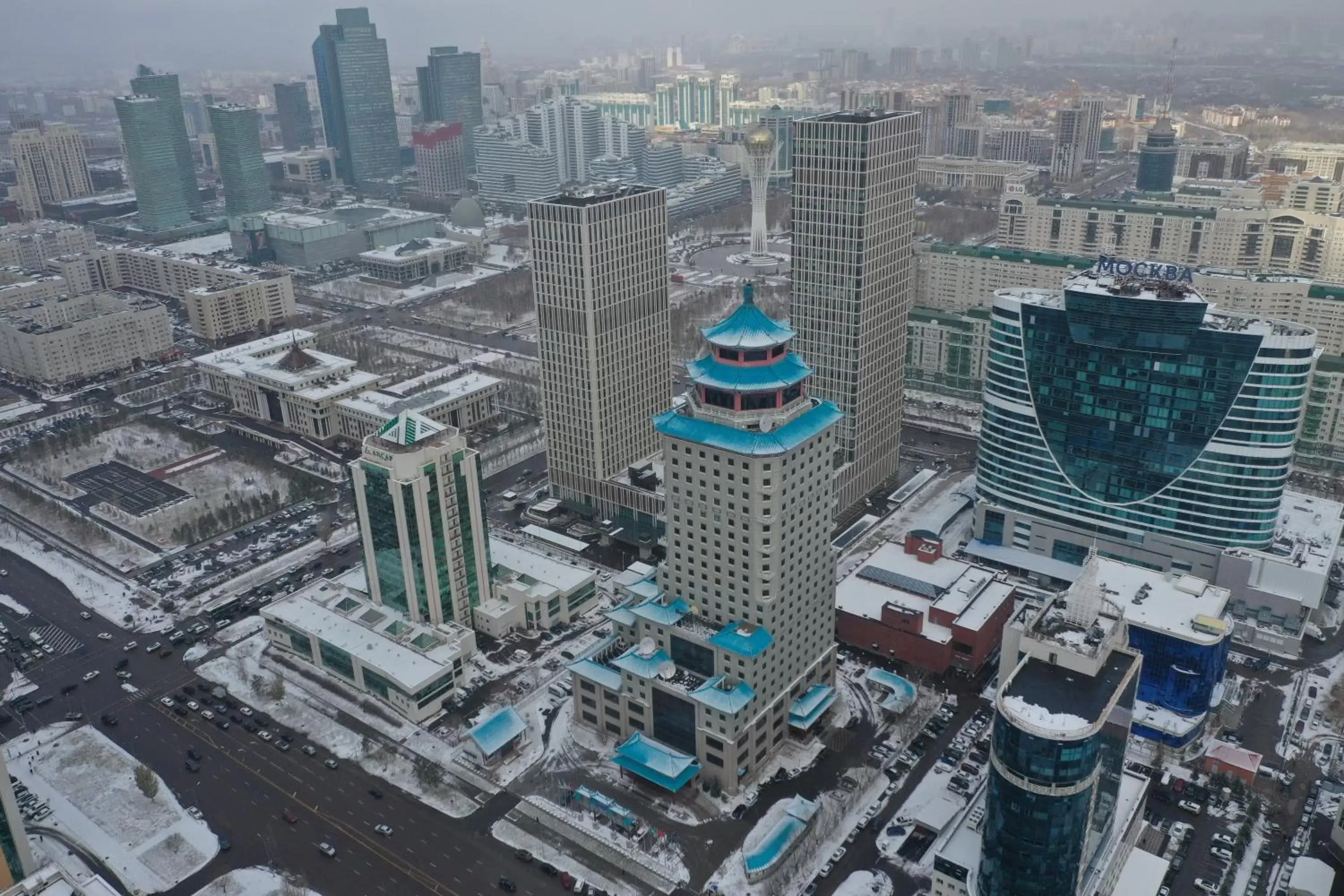 Property building, Bird's-eye View in Beijing Palace Soluxe Hotel Astana