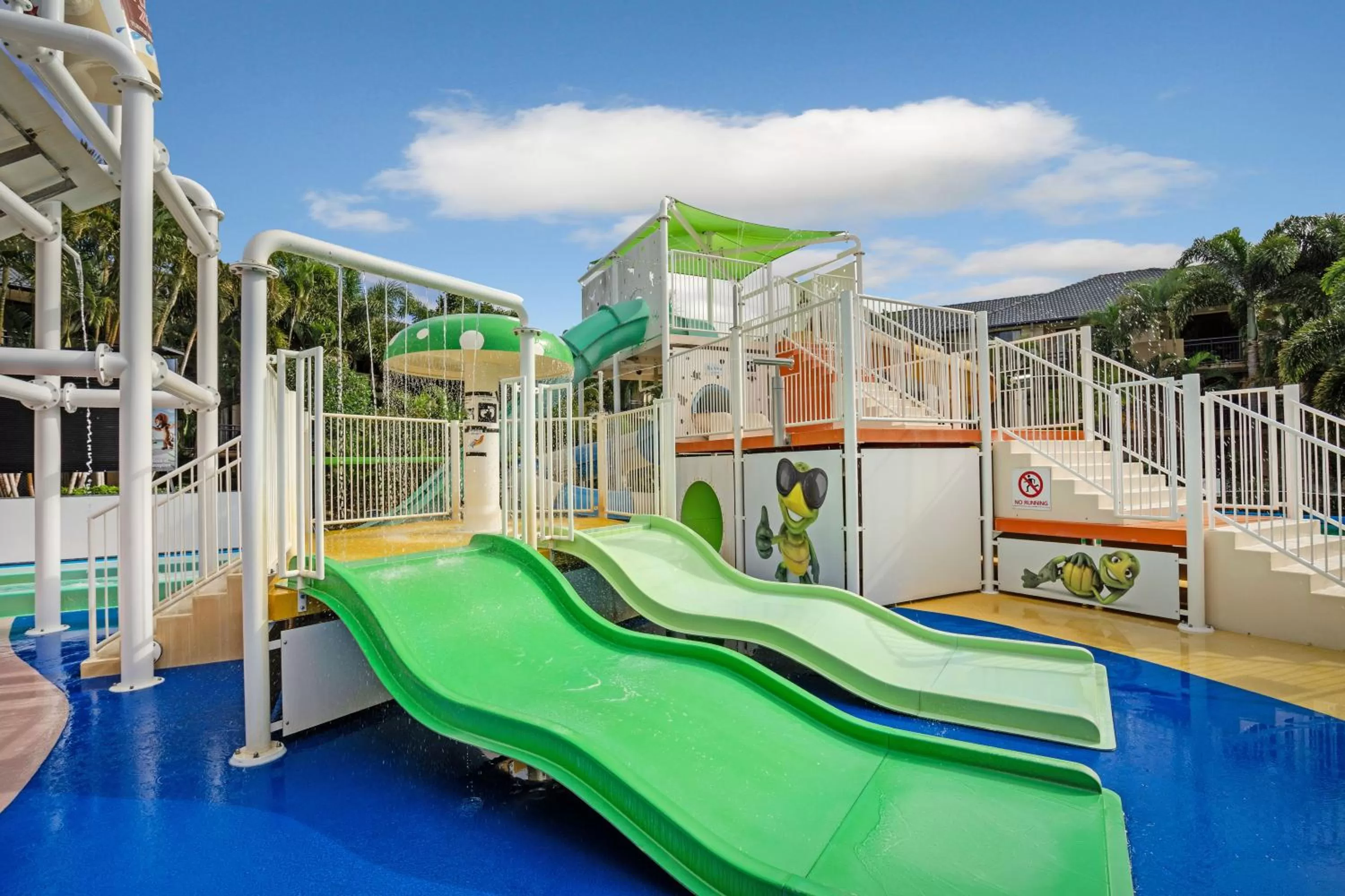 Aqua park in Turtle Beach Resort