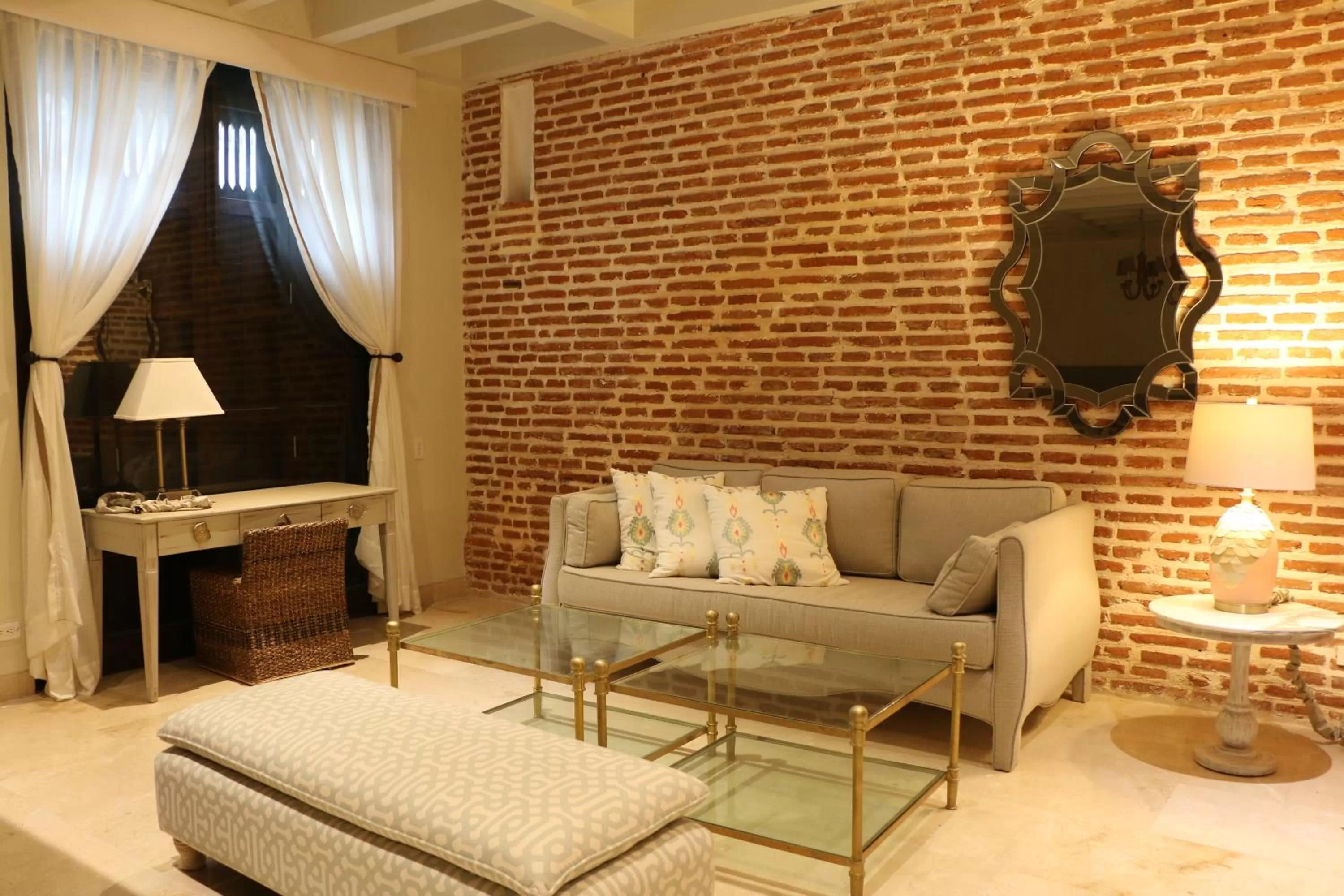 Living room in Hotel Capellán de Getsemaní