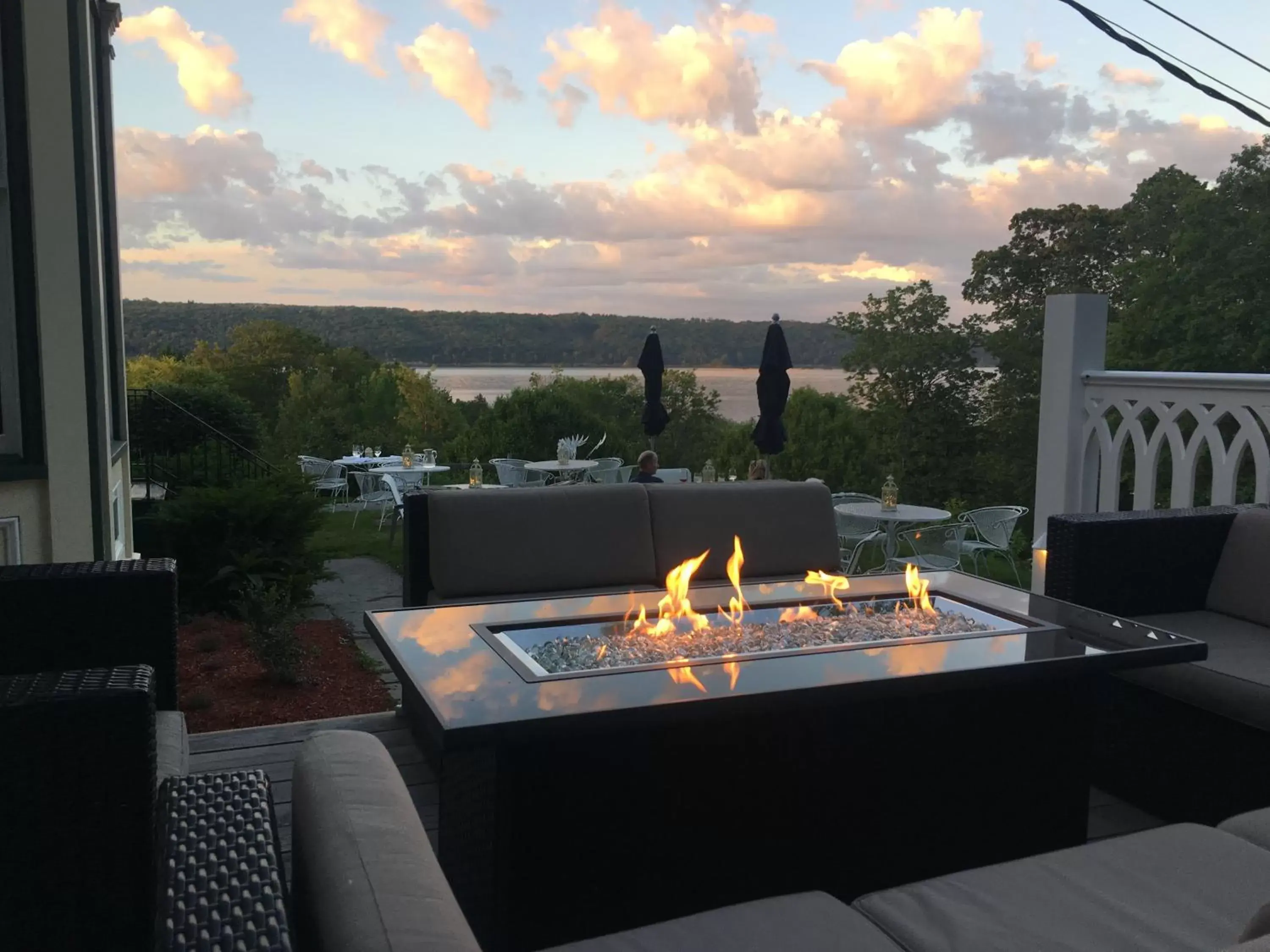 Patio in Inn at Taughannock Falls